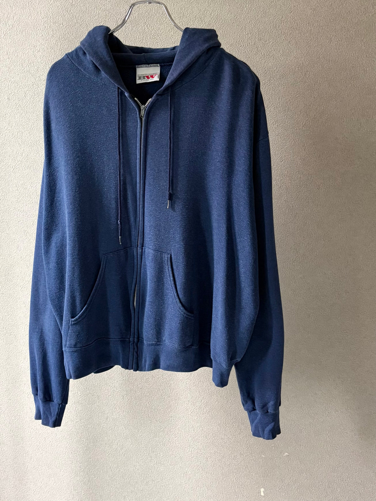 80's BW zip up sweat hoodie