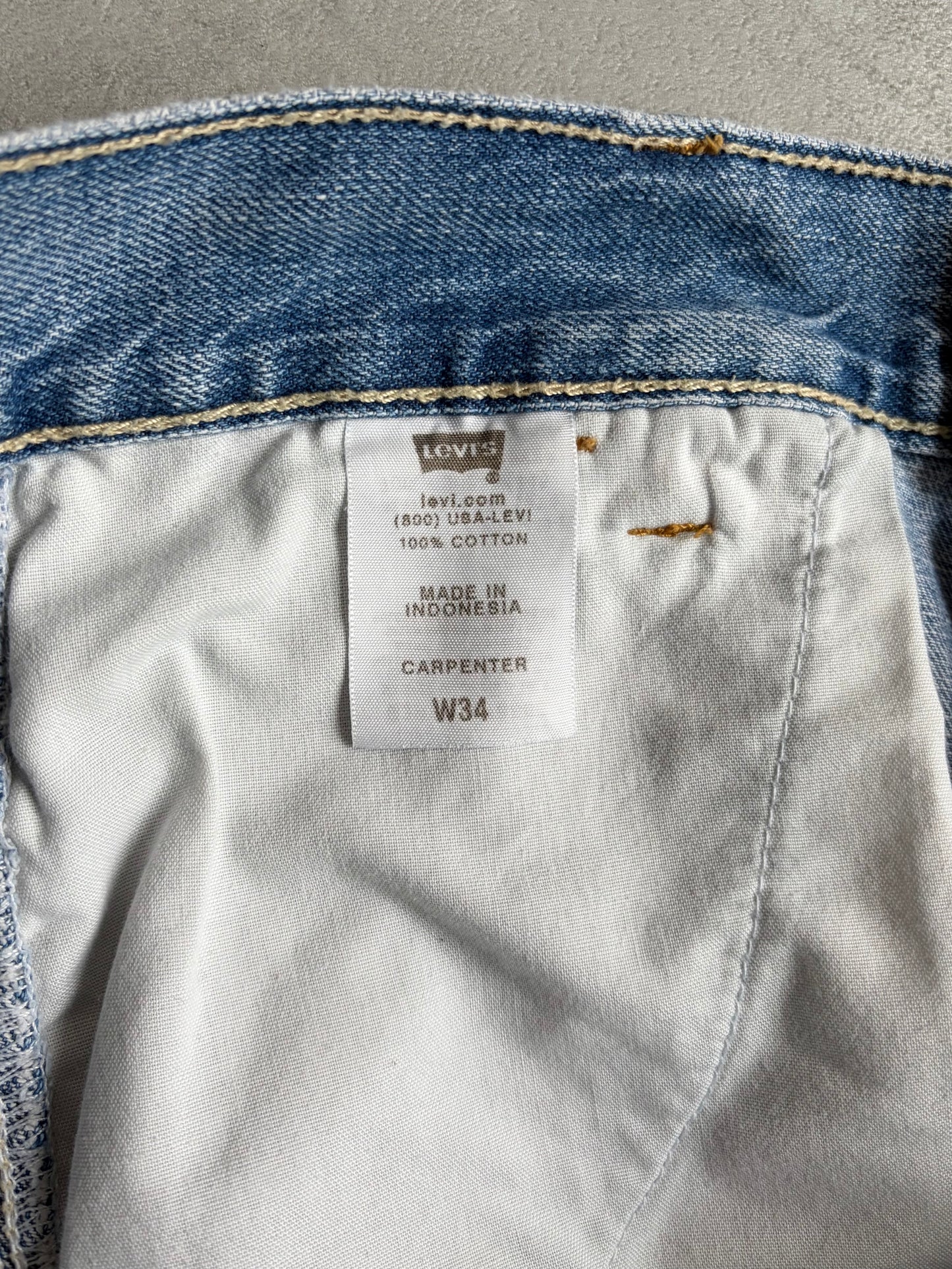 00's Levi's denim painter shorts