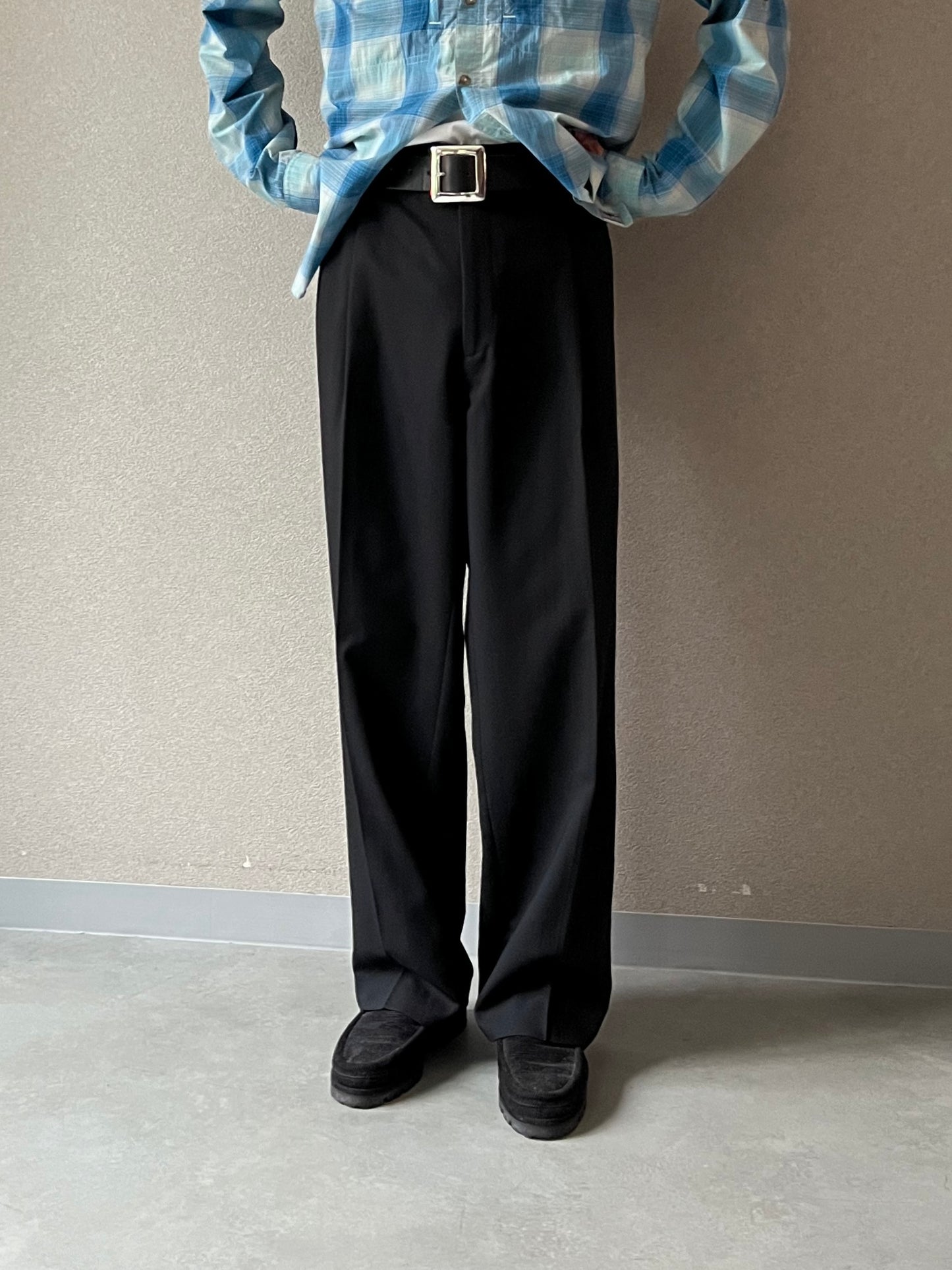 00's PRONTO UOMO wool slacks