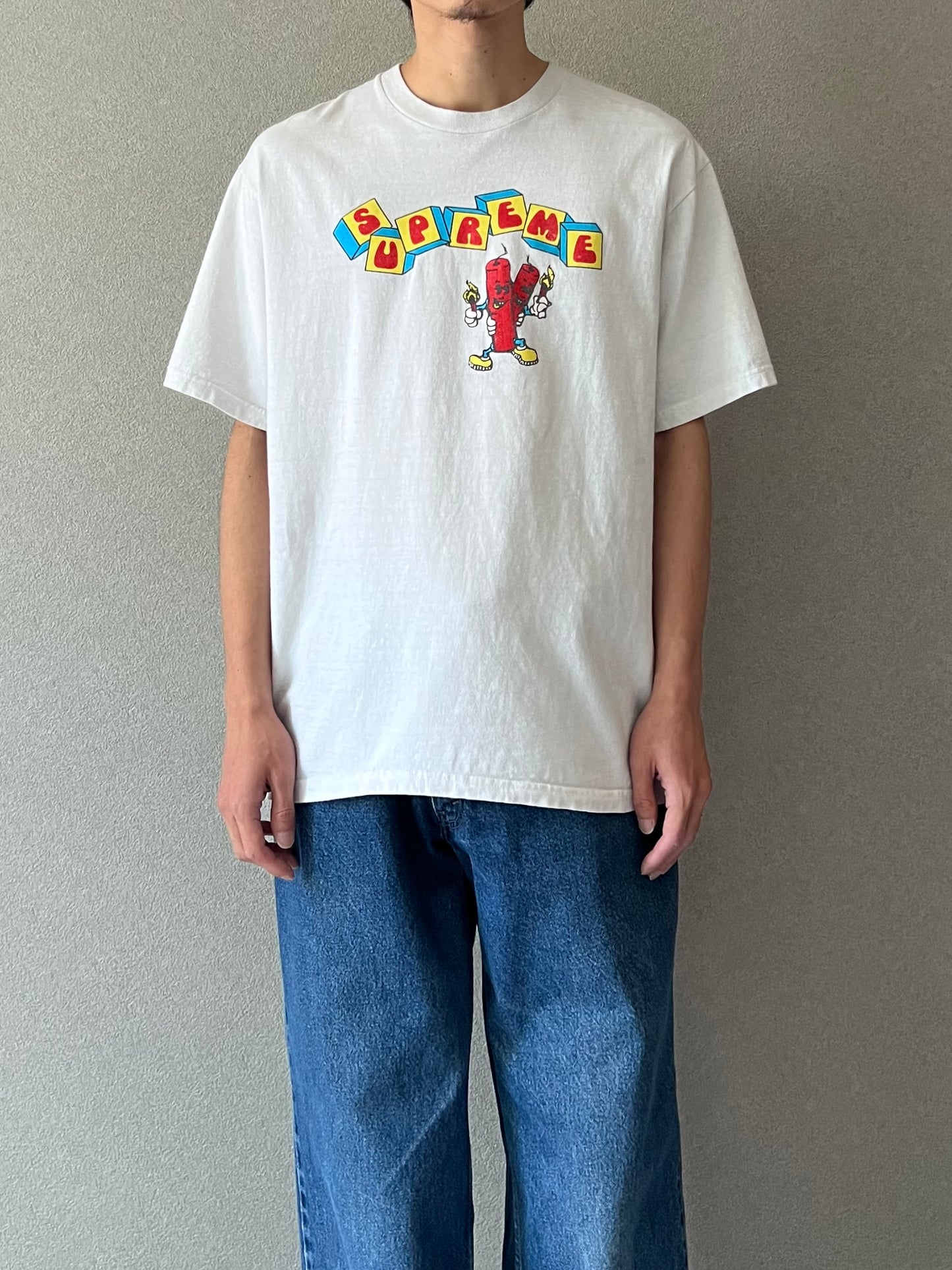 10's〜 SUPREME skate t-shirt "Made in USA"
