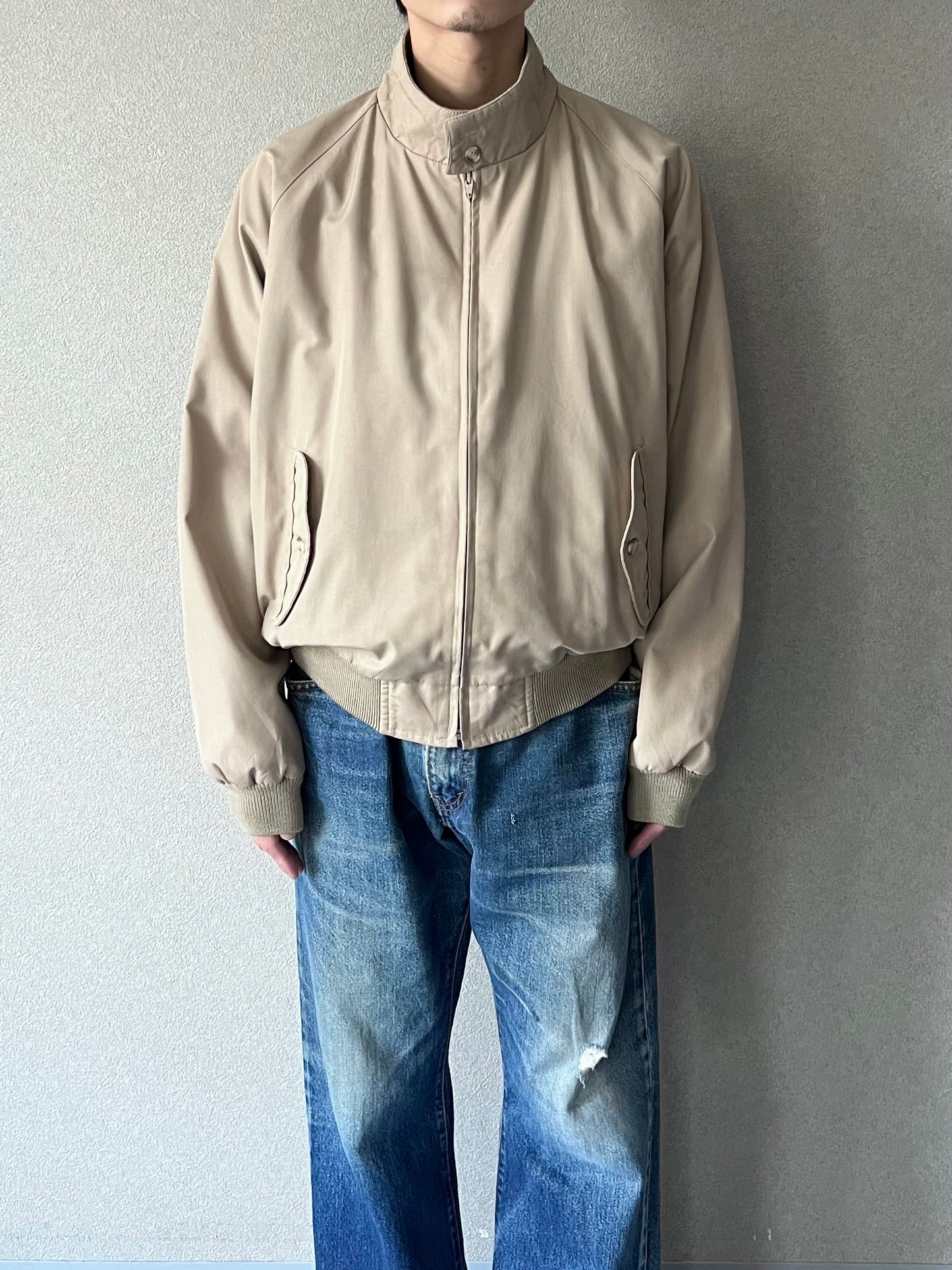 80's〜 LANDS'END harrington jacket