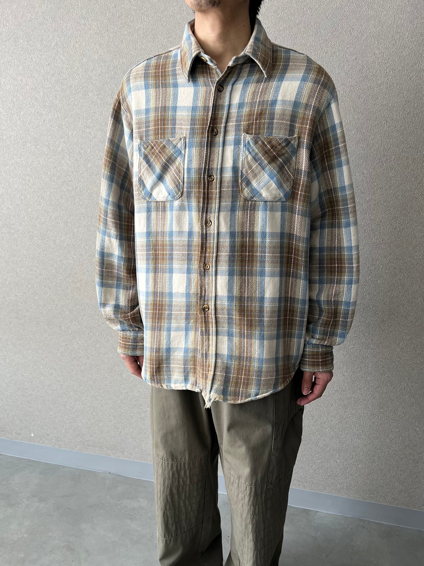 80's BIG MAC flannel shirt