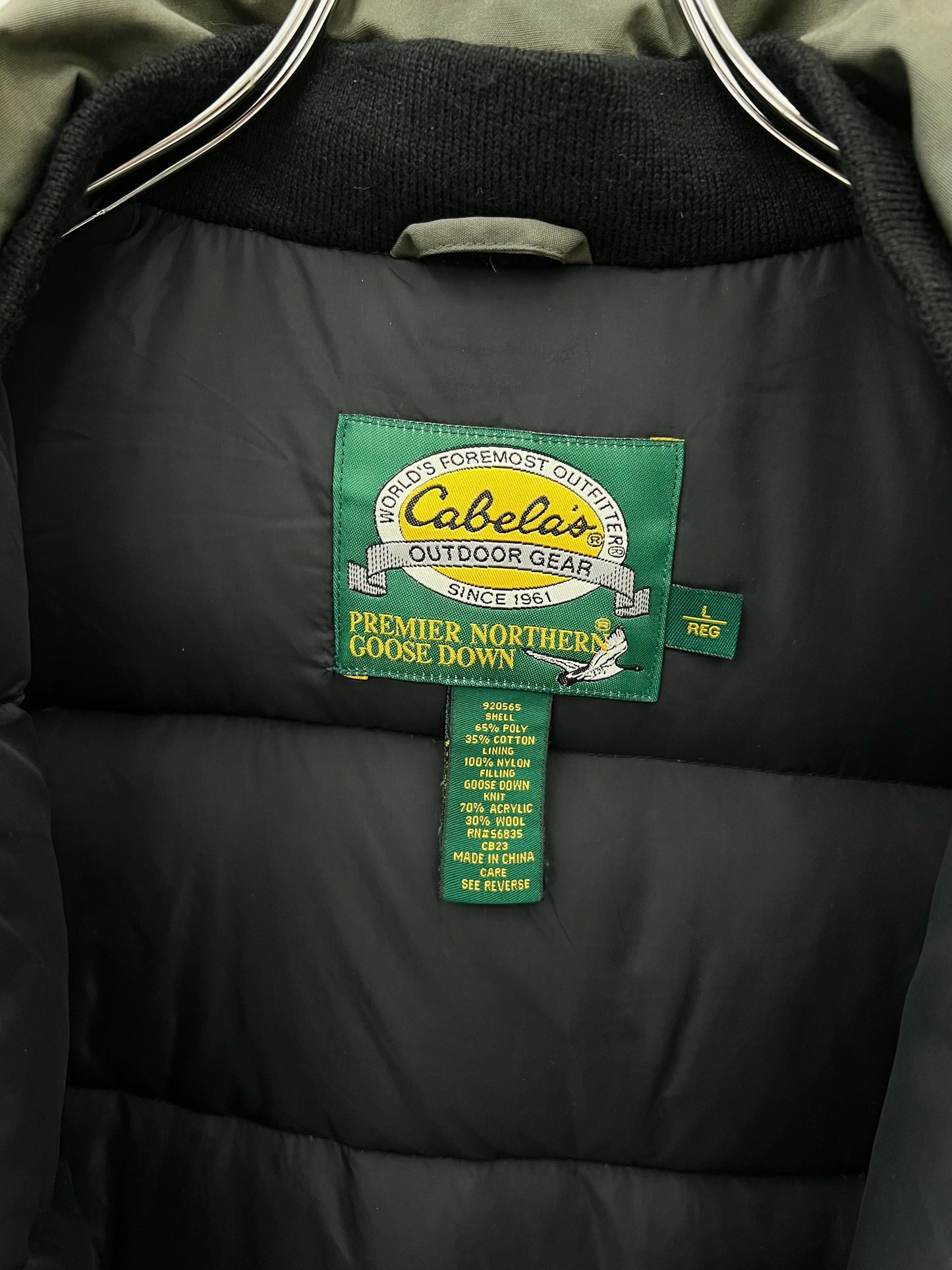 00's Cabela's down vest