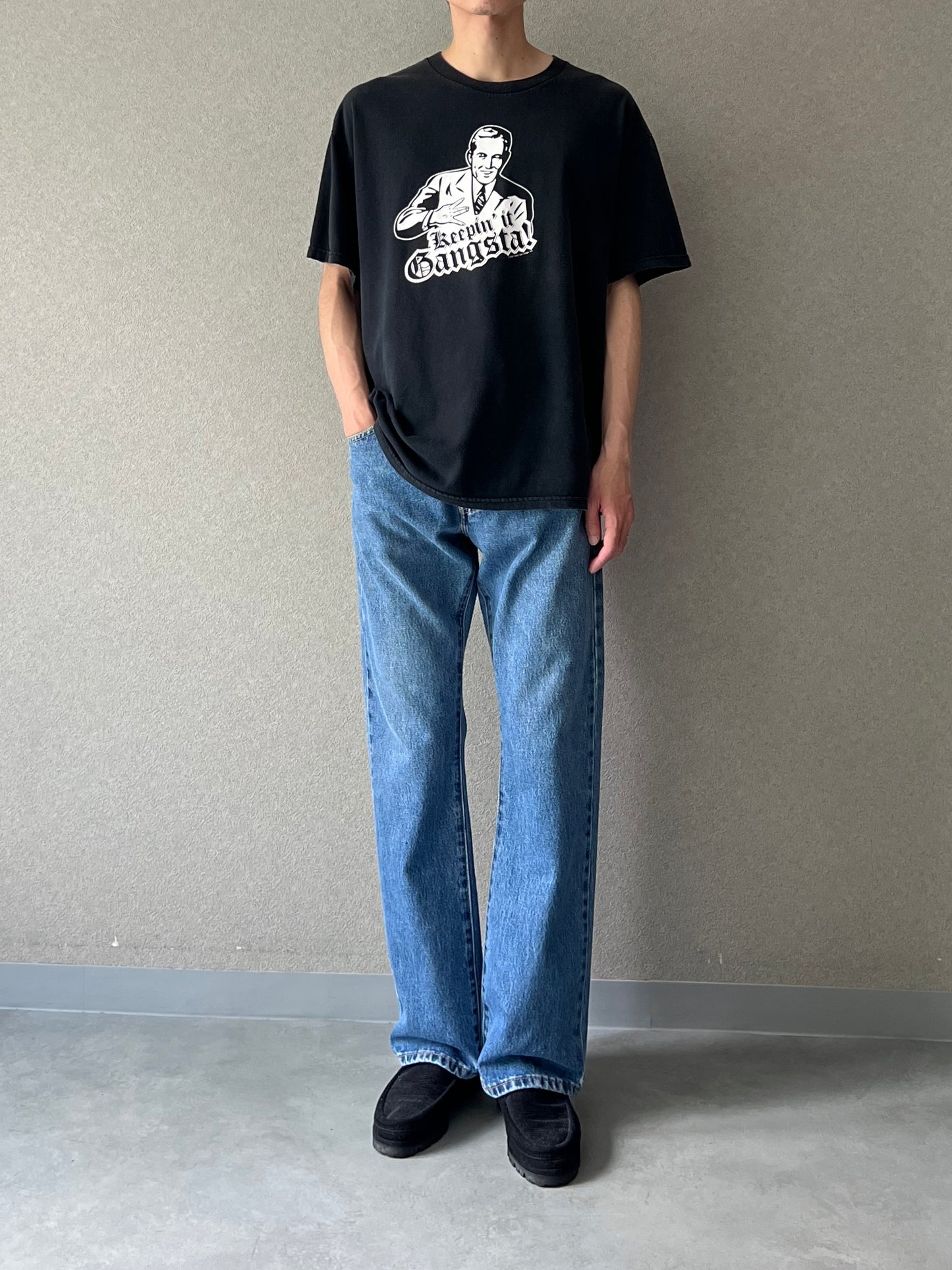 00's UNKNOWN print t-shirt
