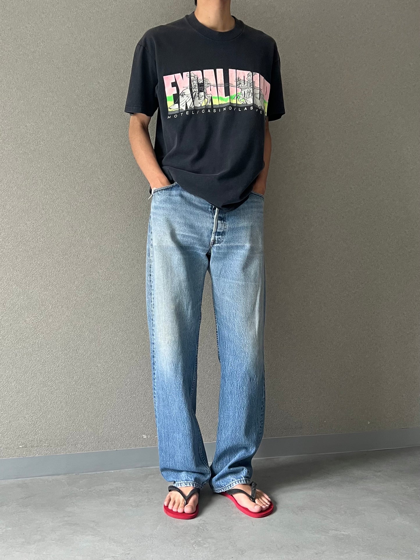 80's EXCALIBUR HOTEL corporate t-shirt "Made in USA"