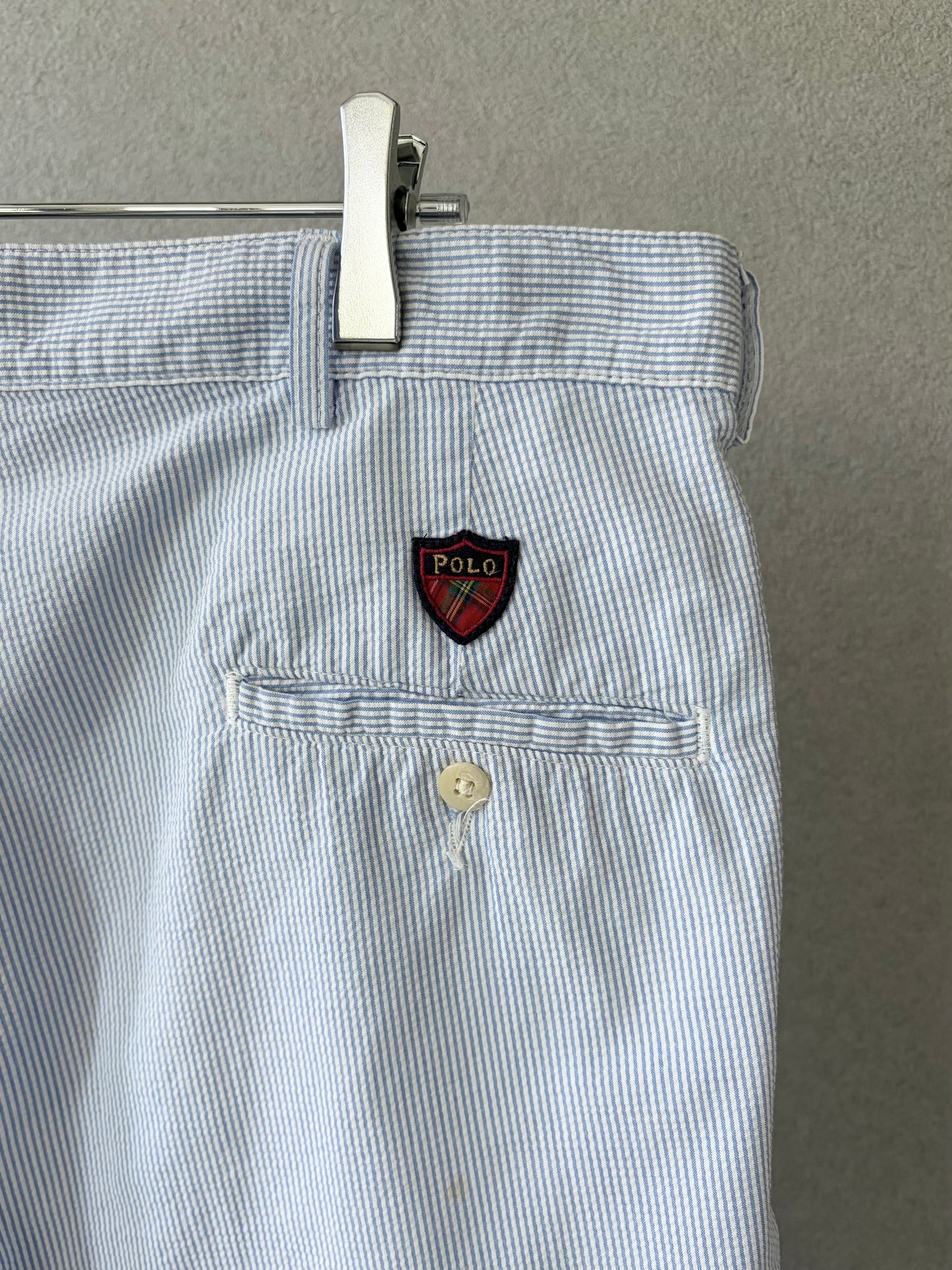 90's Polo Ralph Lauren seersucker shorts "Made in USA"