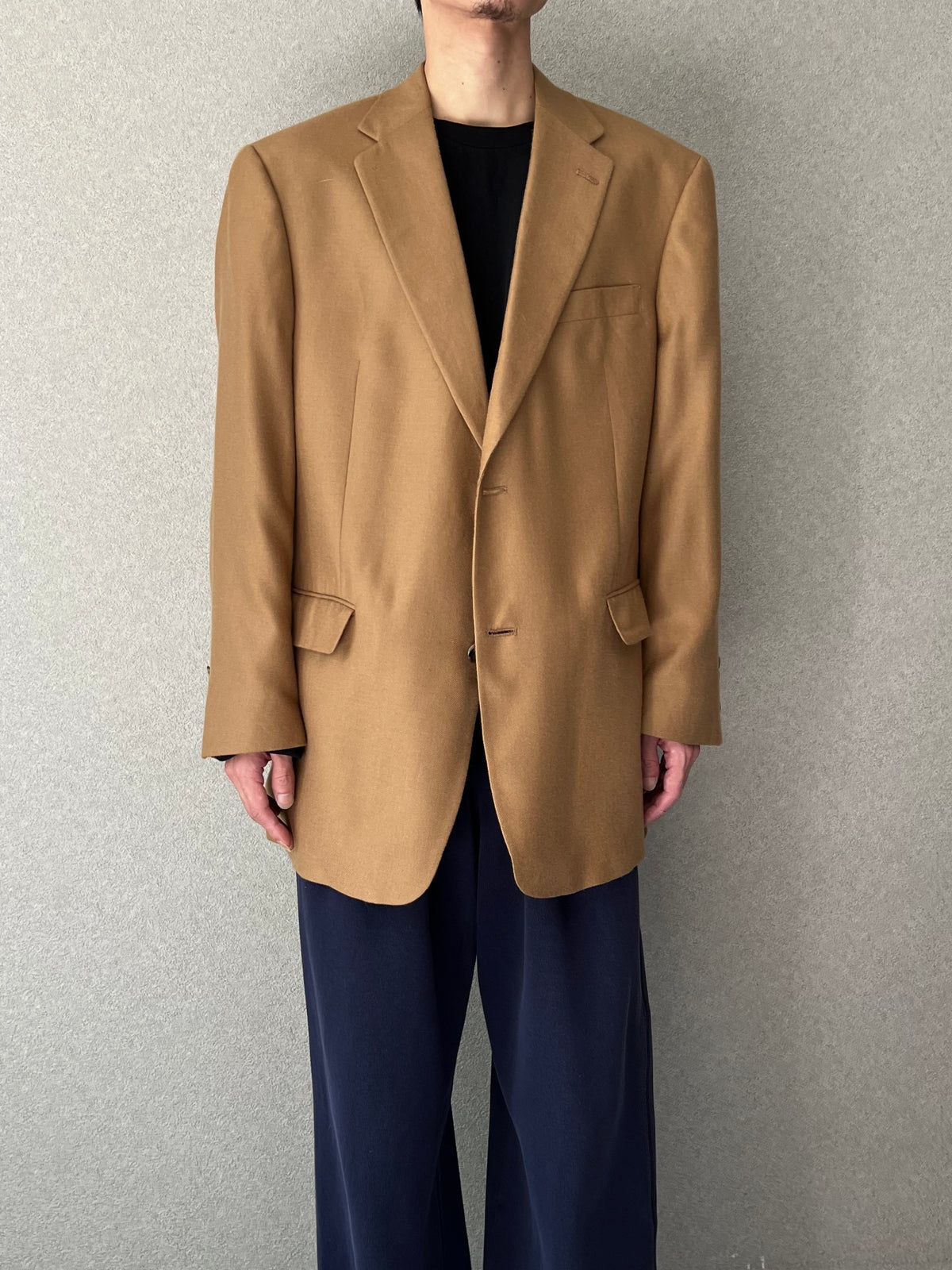 90's Dillard's × Loro Piana cashmere tailored jacket "Made in USA"