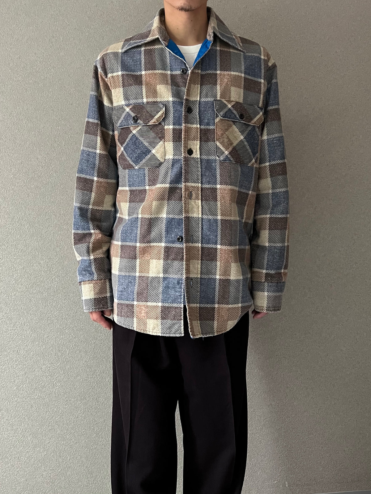 80's Fieldmaster quilting lining flannel shirt