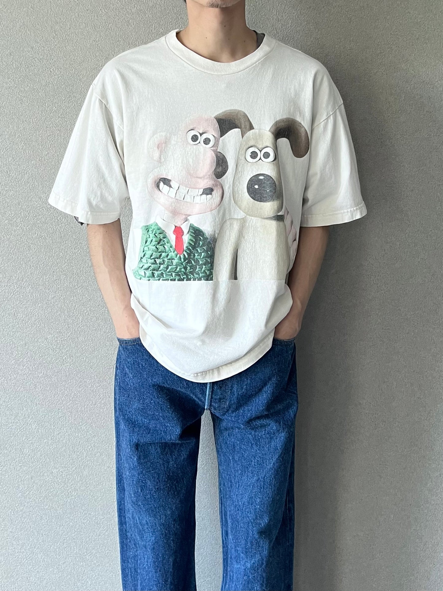 90's Wallace & Gromit print t-shirt