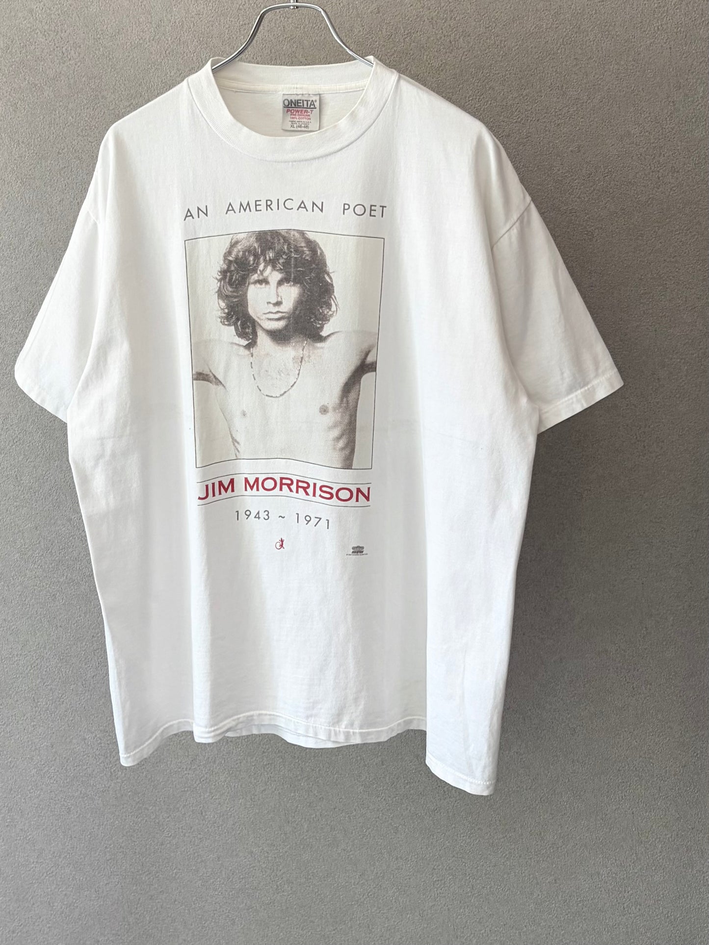 90's JIM MORRISON music t-shirt "Made in USA"