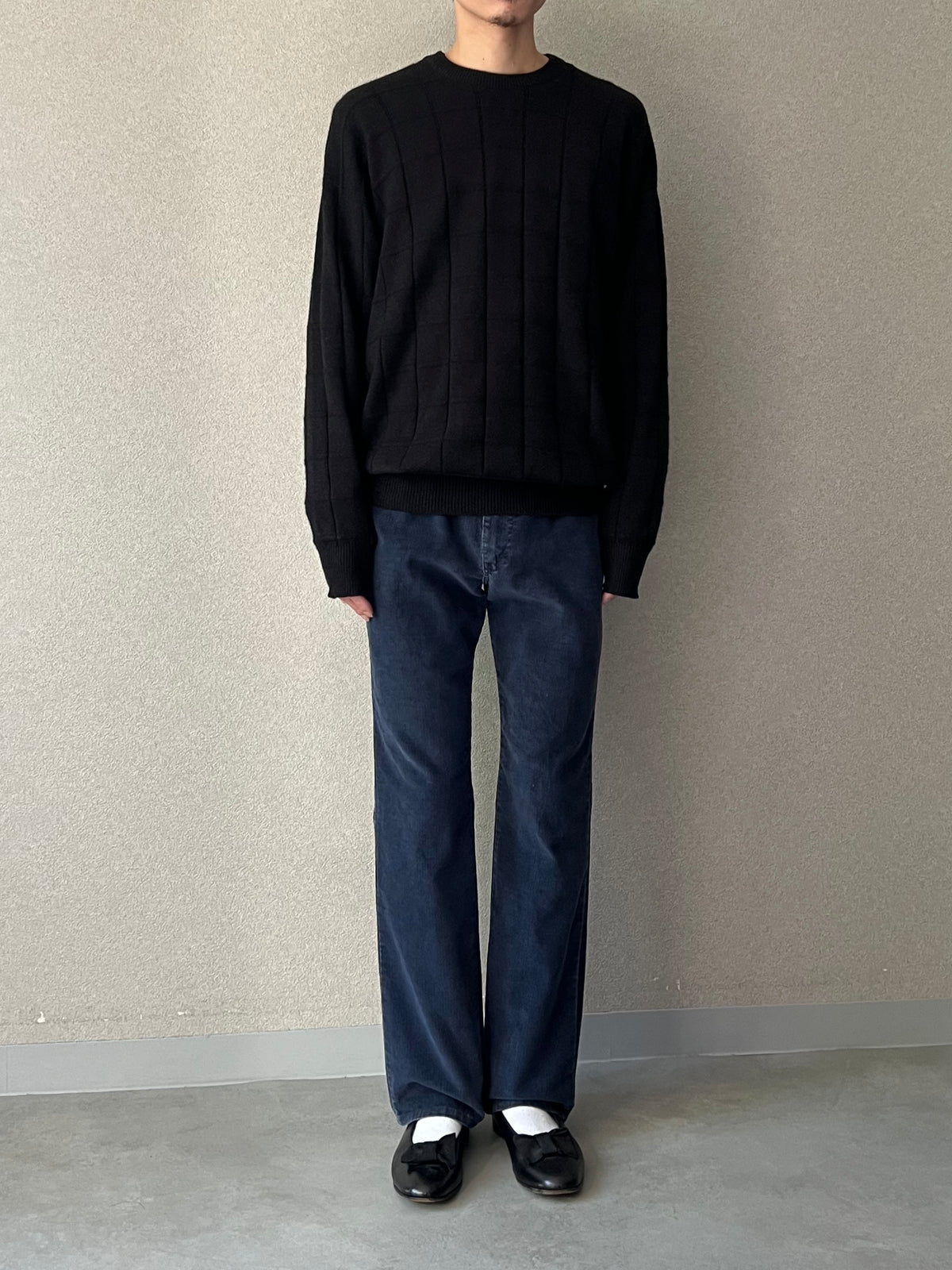 90's Neiman Marcus cashmere knit sweater "Made in SCOTLAND"