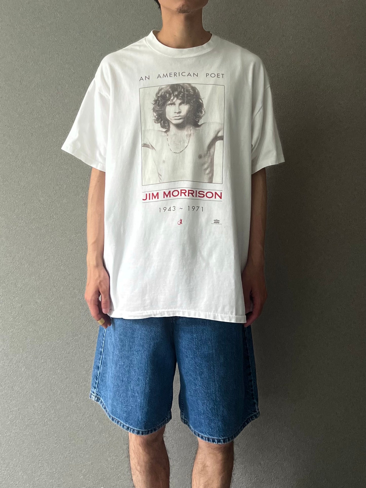 90's JIM MORRISON music t-shirt "Made in USA"