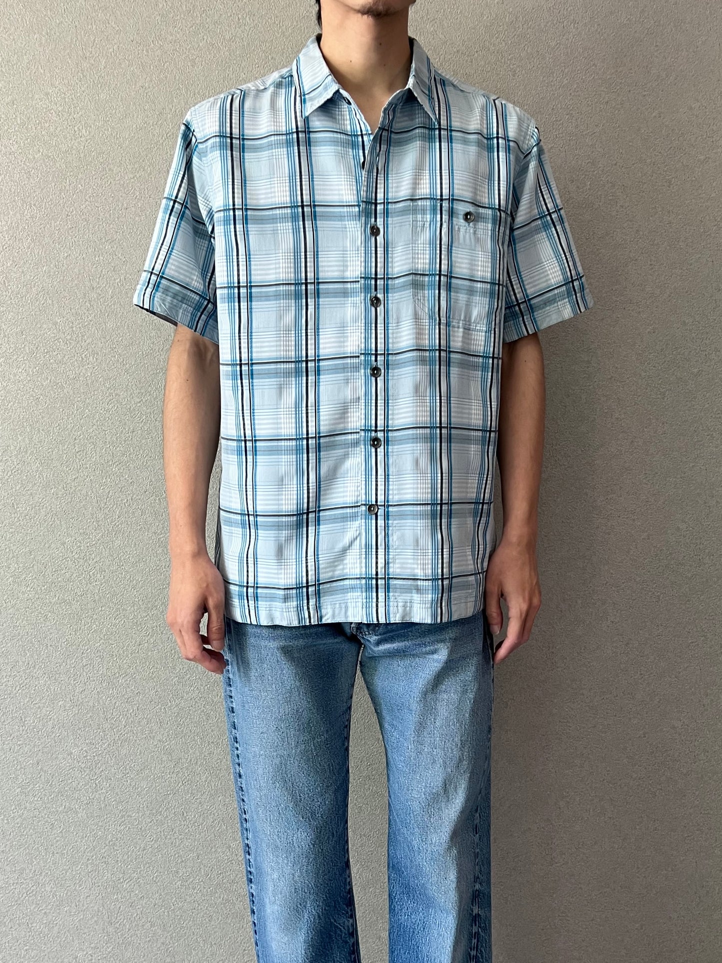 00's ROYAL ROBBINS rayon shirt