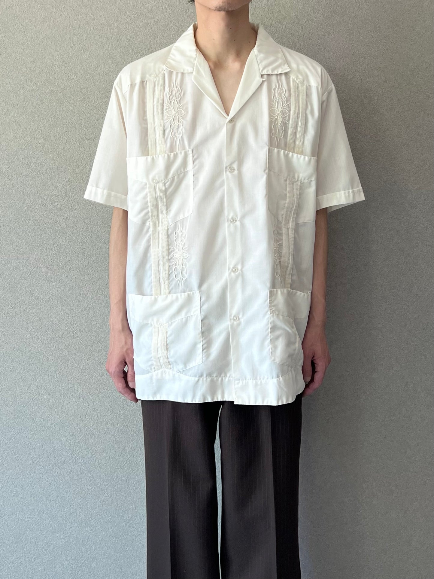 90's YUCATECA guayabera shirt