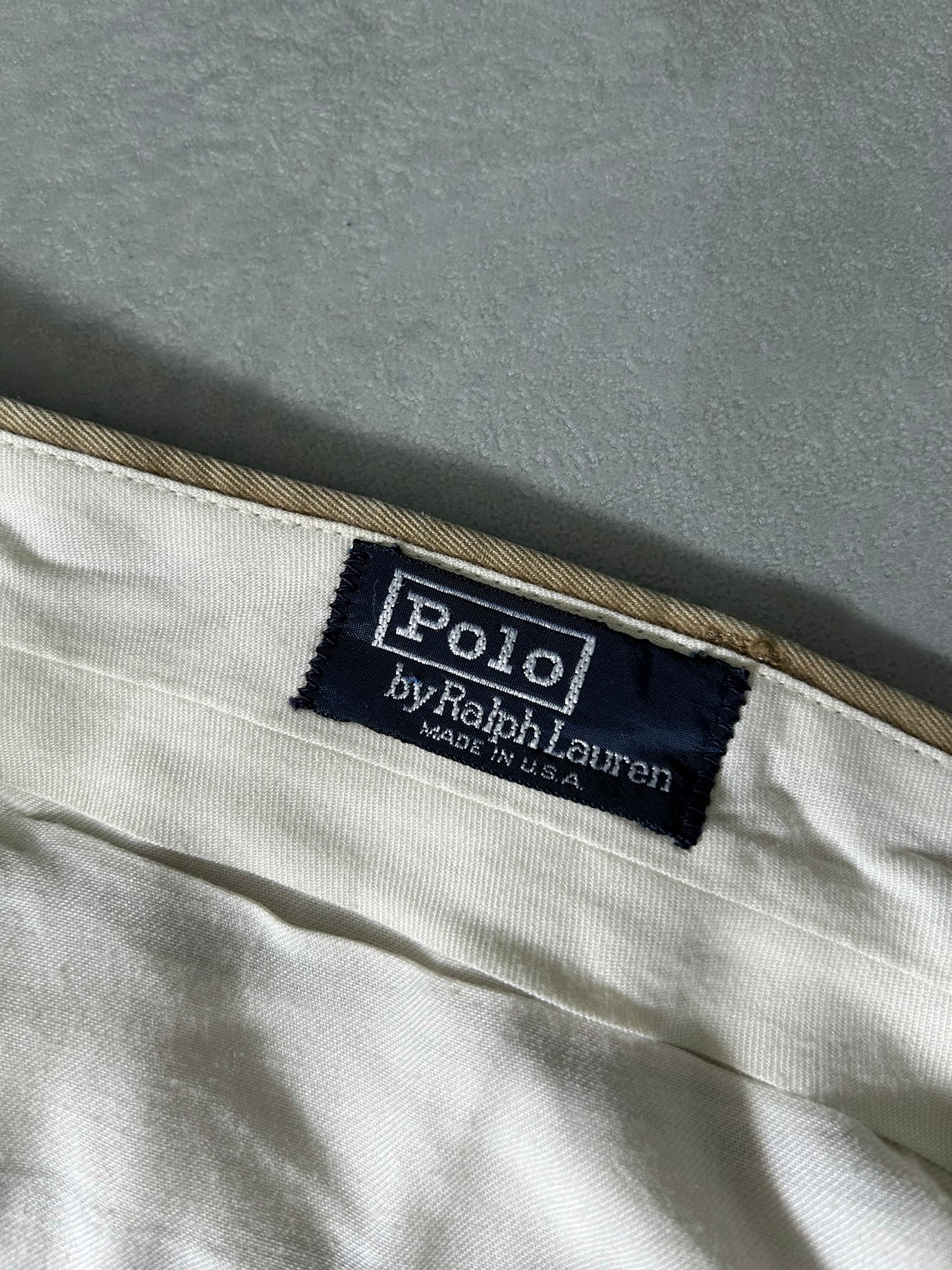 90's Polo Ralph Lauren cotton slacks "Made in USA"