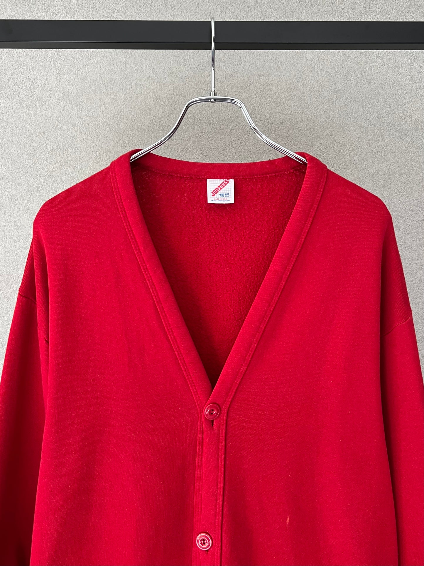 80's JERZEES sweat cardigan