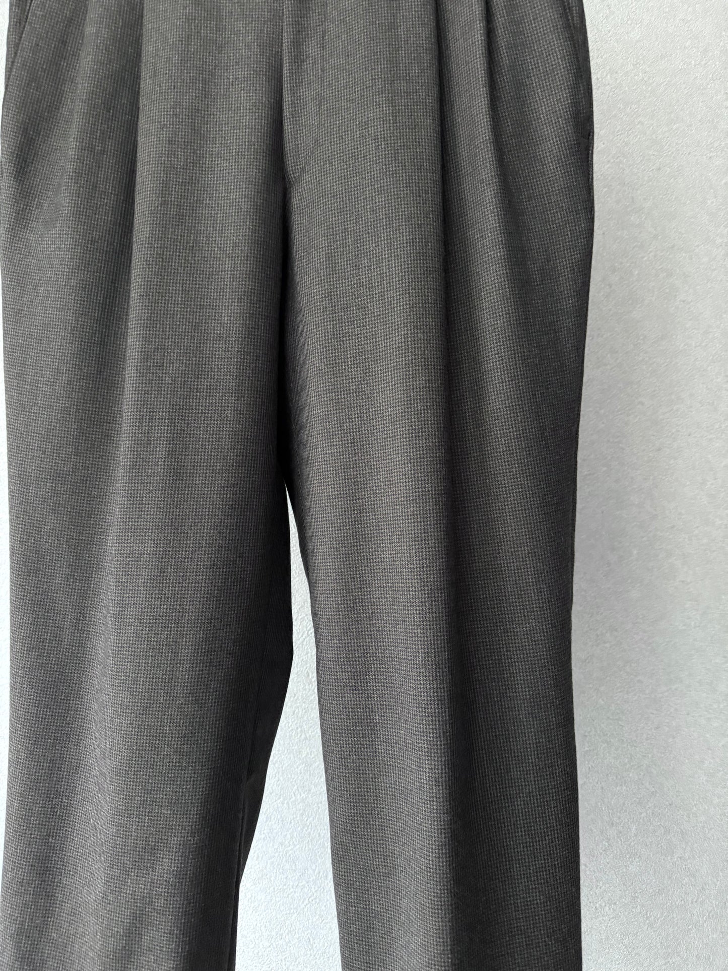 00's Santorelli wool flannel slacks "Made in ITALY"