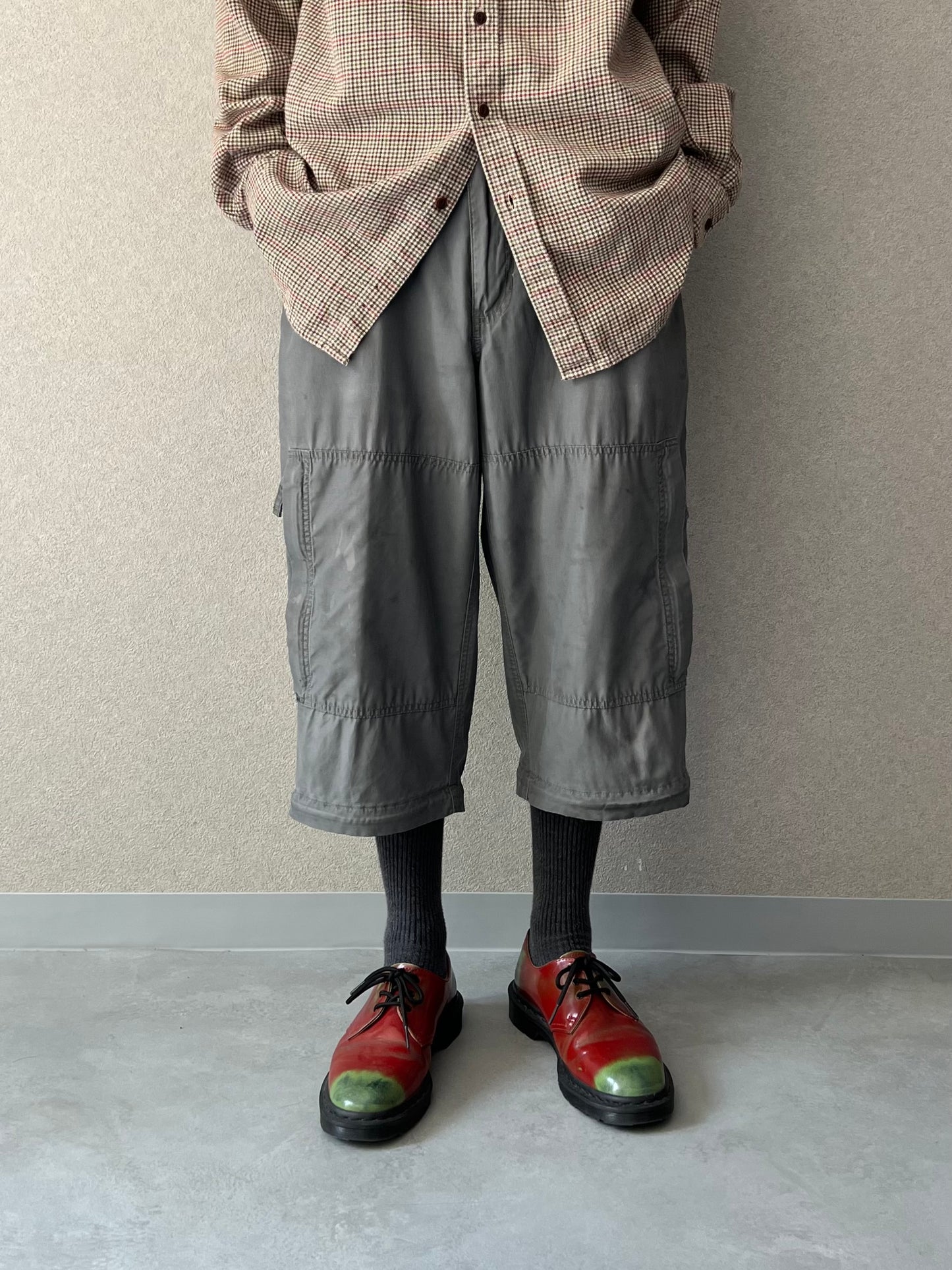 00's GAP cotton×nylon convertible cargo pants
