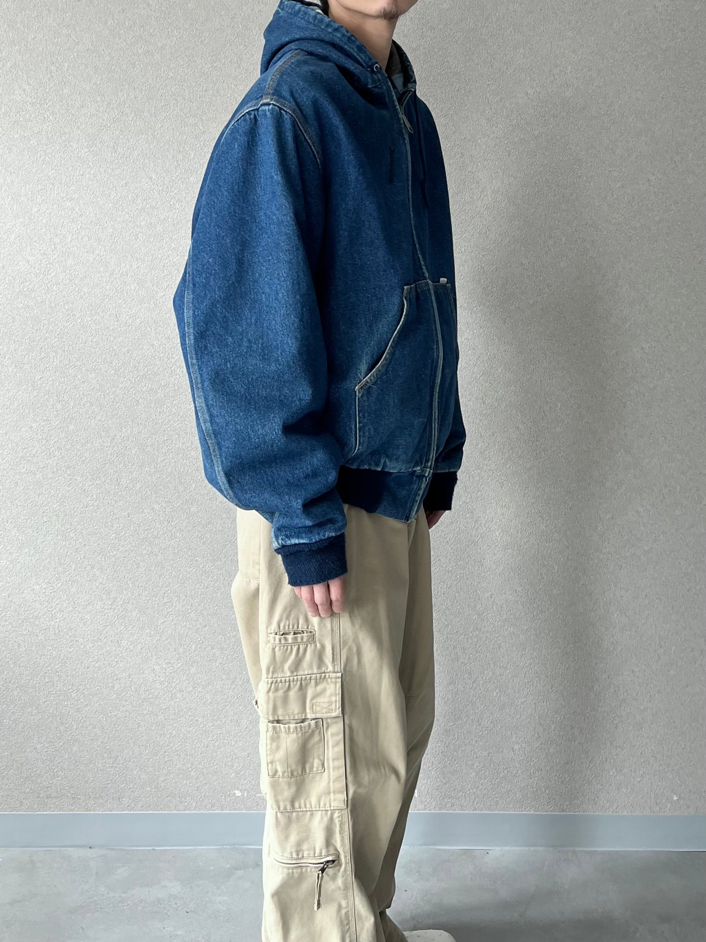 80's carhartt denim work jacket "Made in USA"