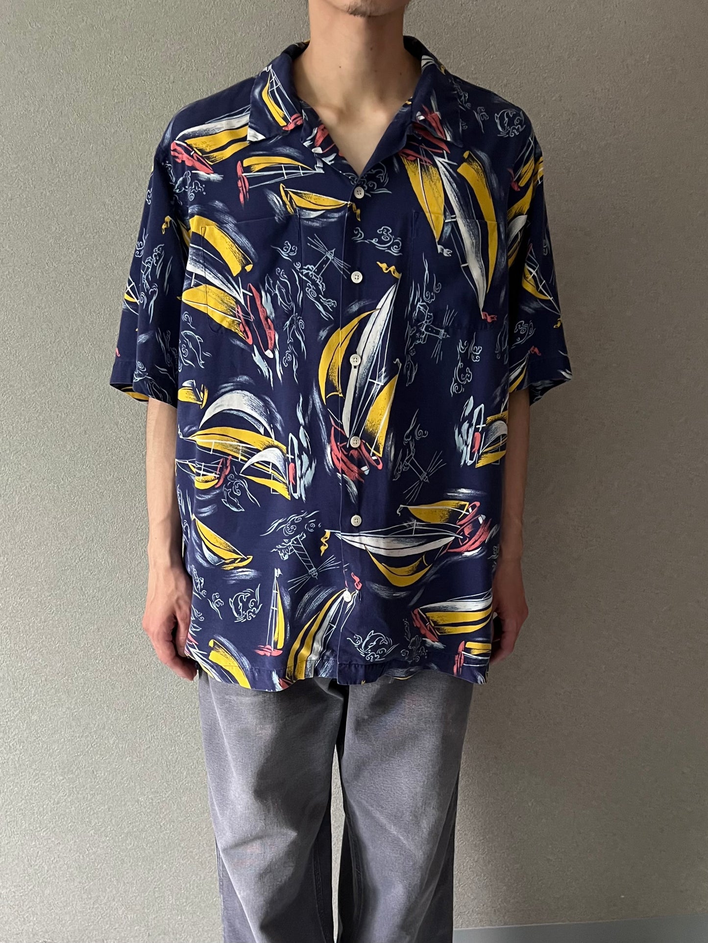 90's Polo Ralph Lauren open collar shirt