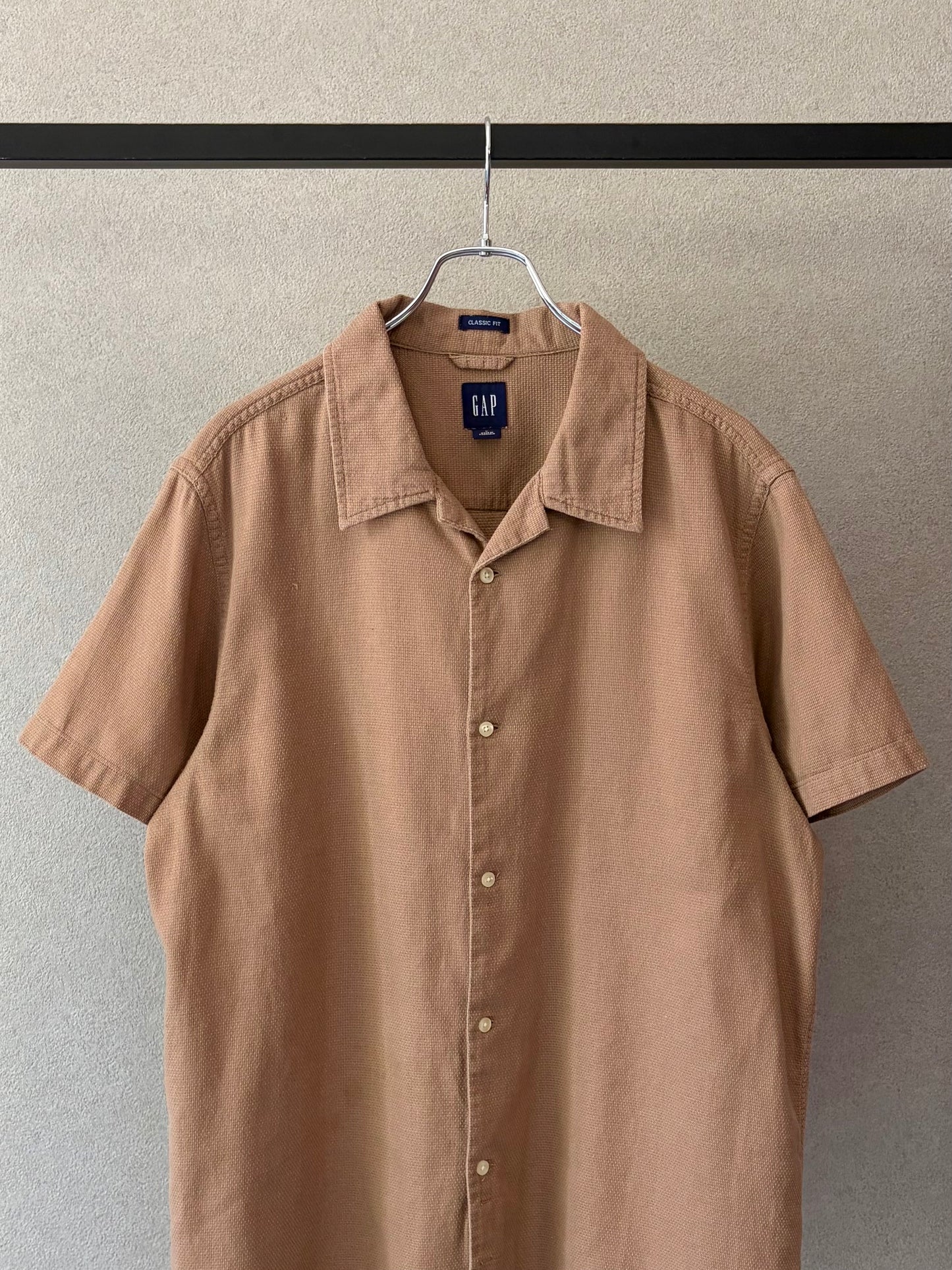 00's GAP open collar shirt