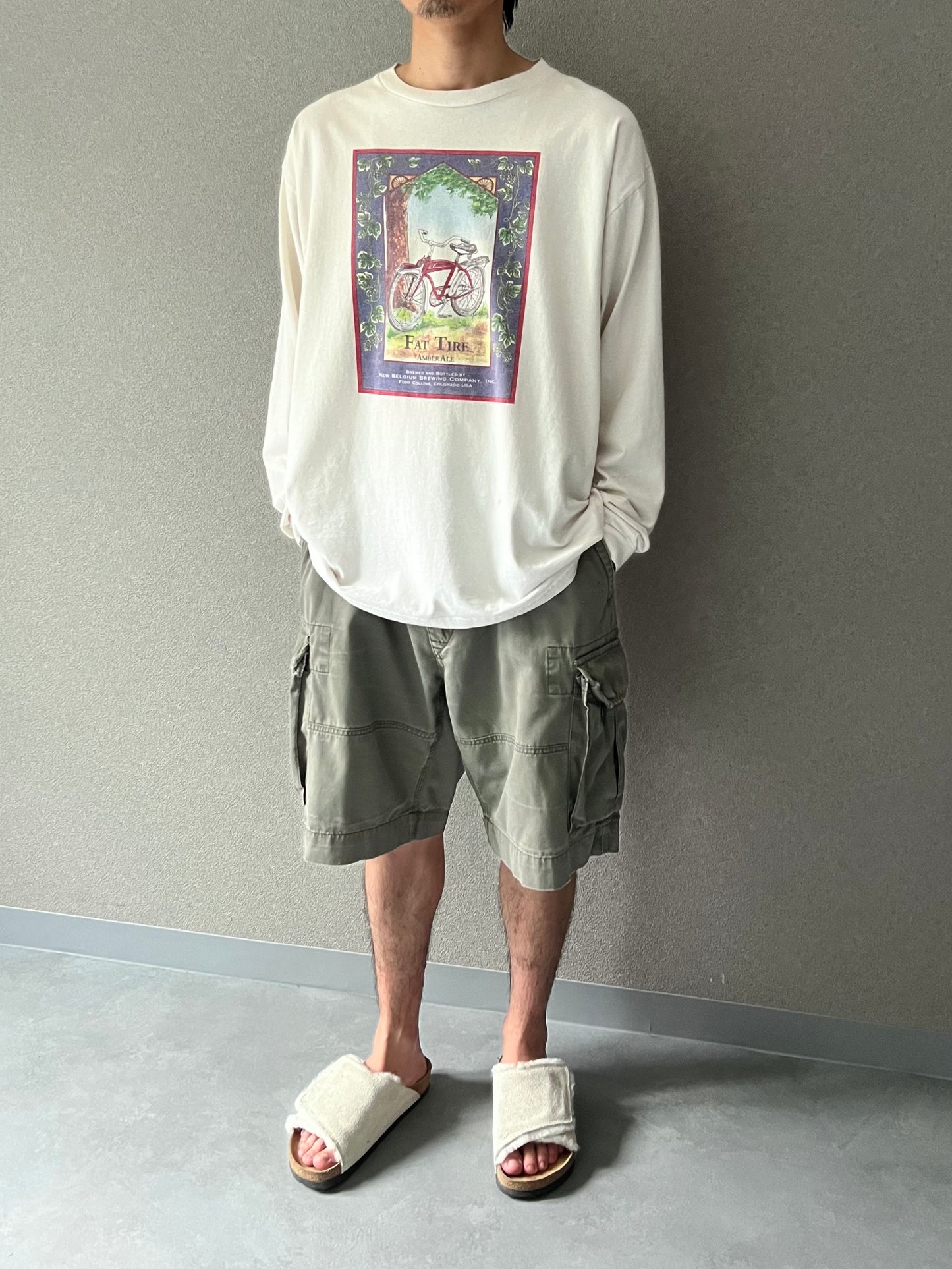 90's patagonia L/S t-shirt "Made in USA"