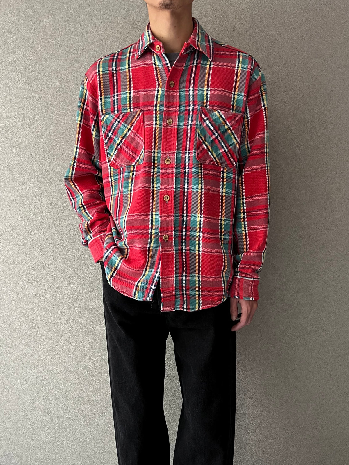 70's BIGMAC flannel shirt "Made in USA"