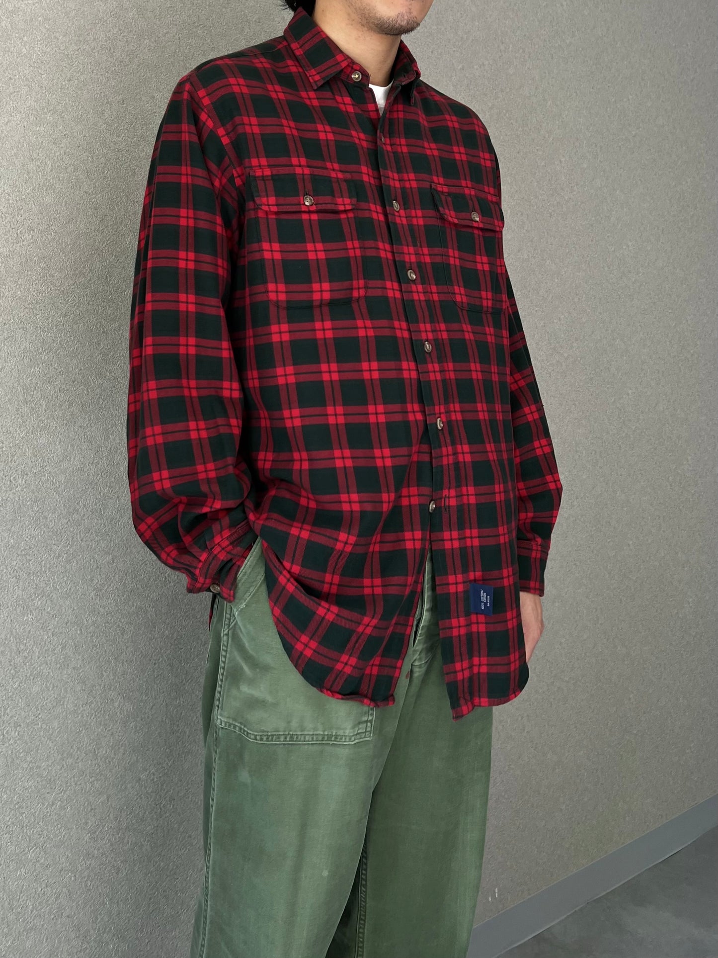 80's〜 POLO COUNTRY flannel shirt