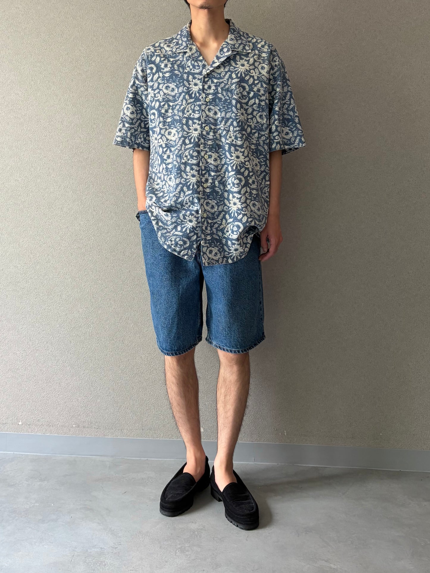 90's Polo Ralph Lauren open collar shirt "CALDWELL"