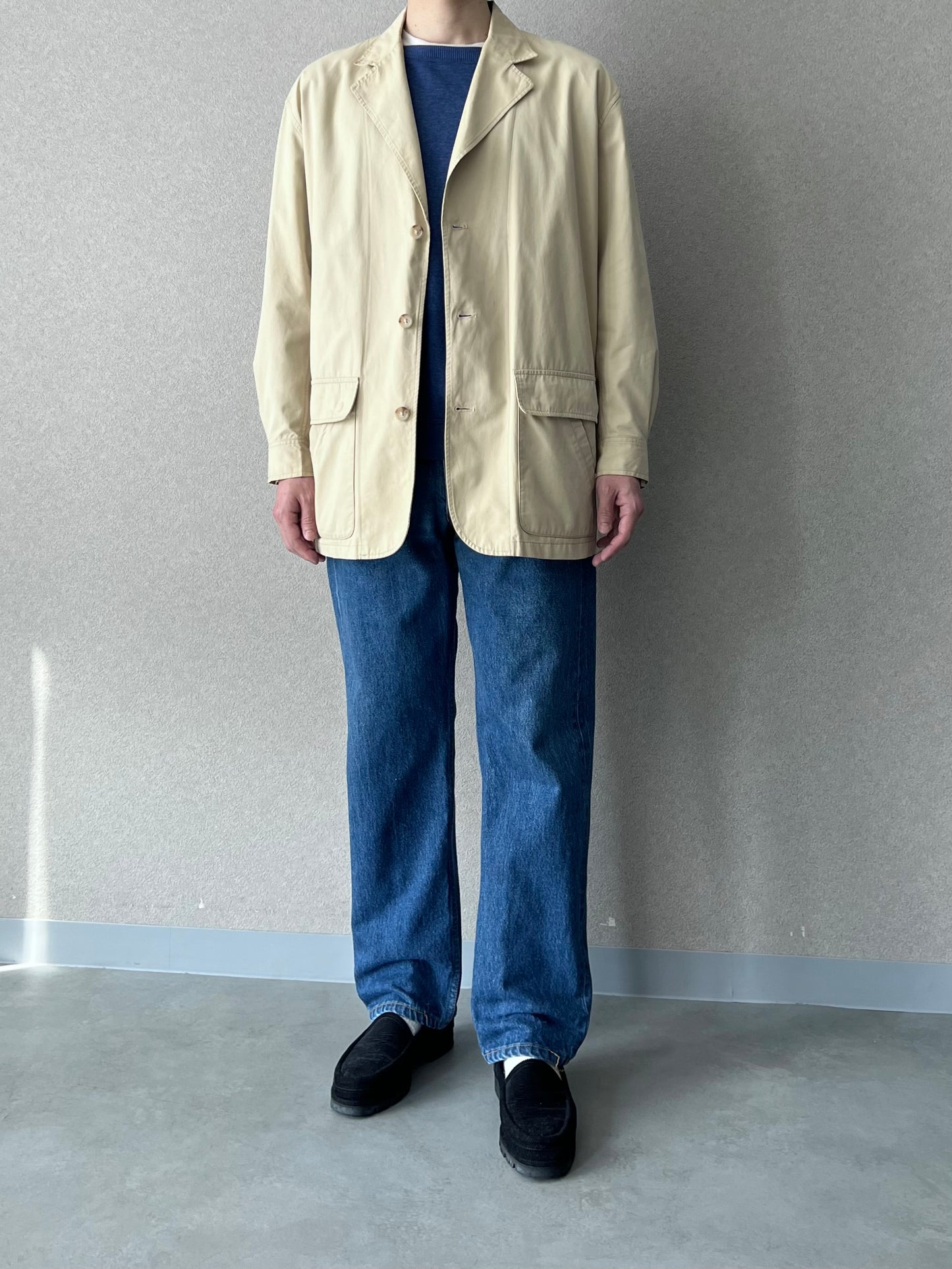 80's Polo Ralph Lauren cotton tailored jacket "Made in USA"