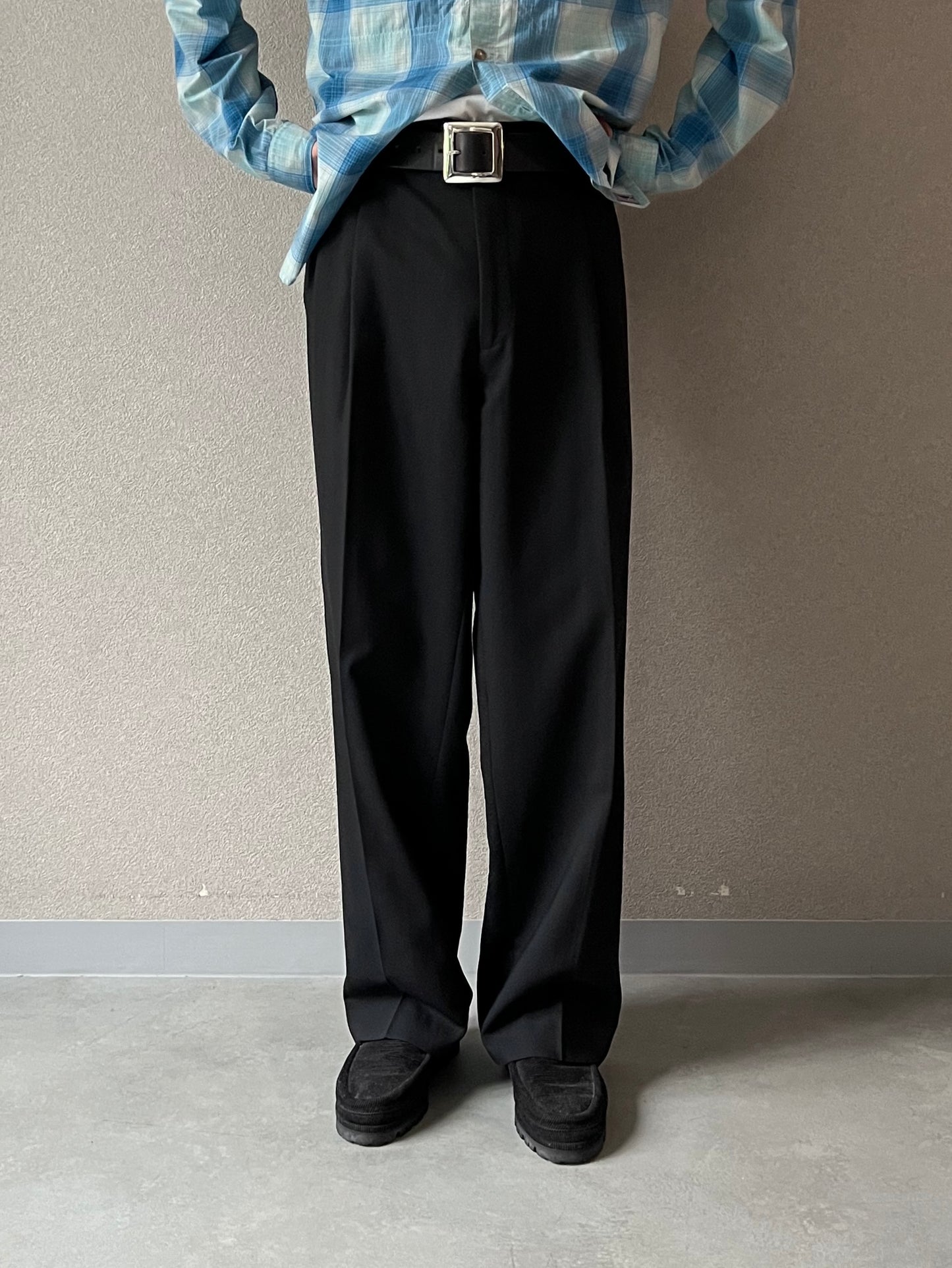 00's PRONTO UOMO wool slacks