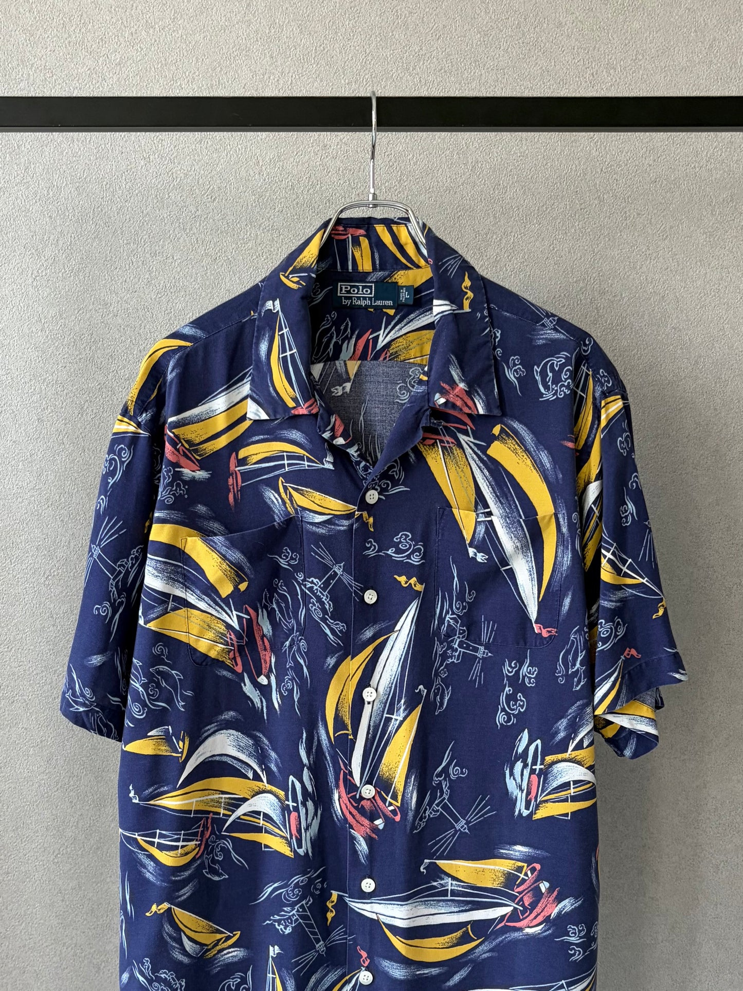 90's Polo Ralph Lauren open collar shirt