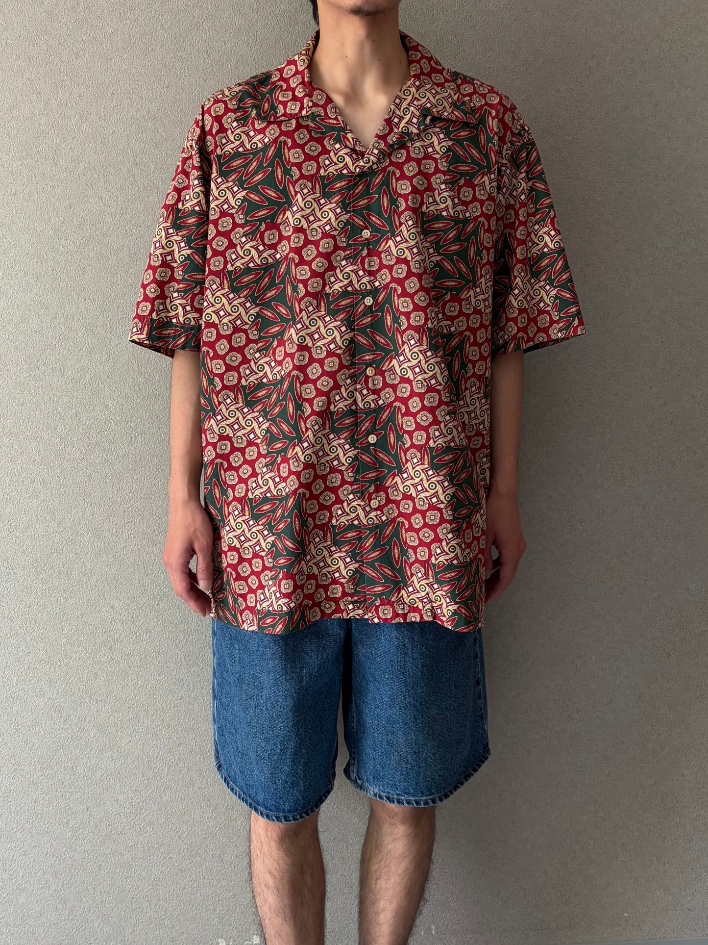 80's〜 Polo Ralph Lauren open collar shirt