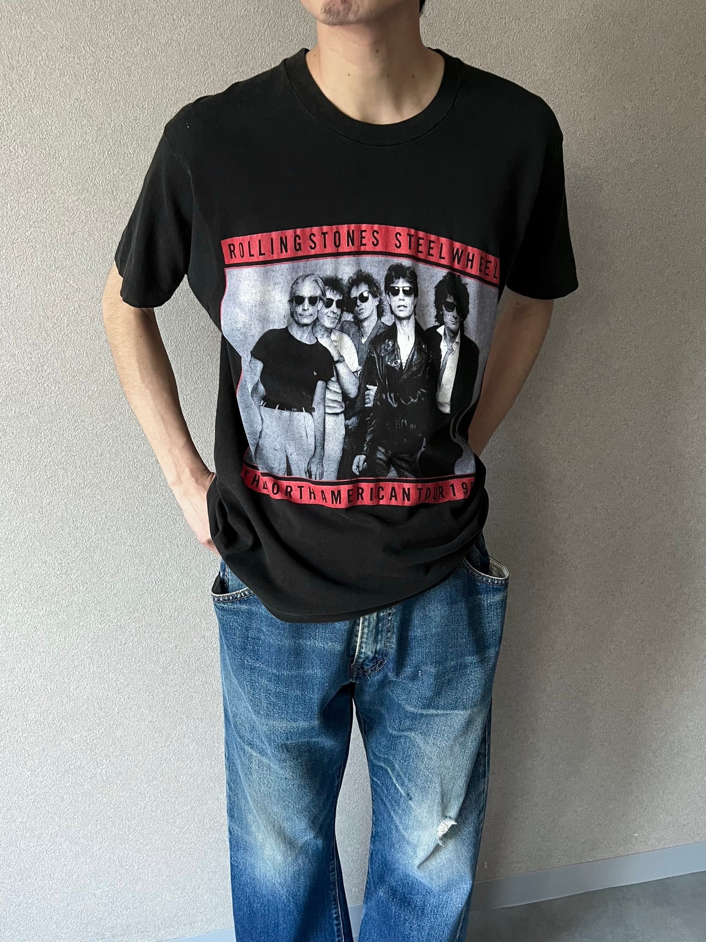 80's Rolling Stones music t-shirt "Made in USA"
