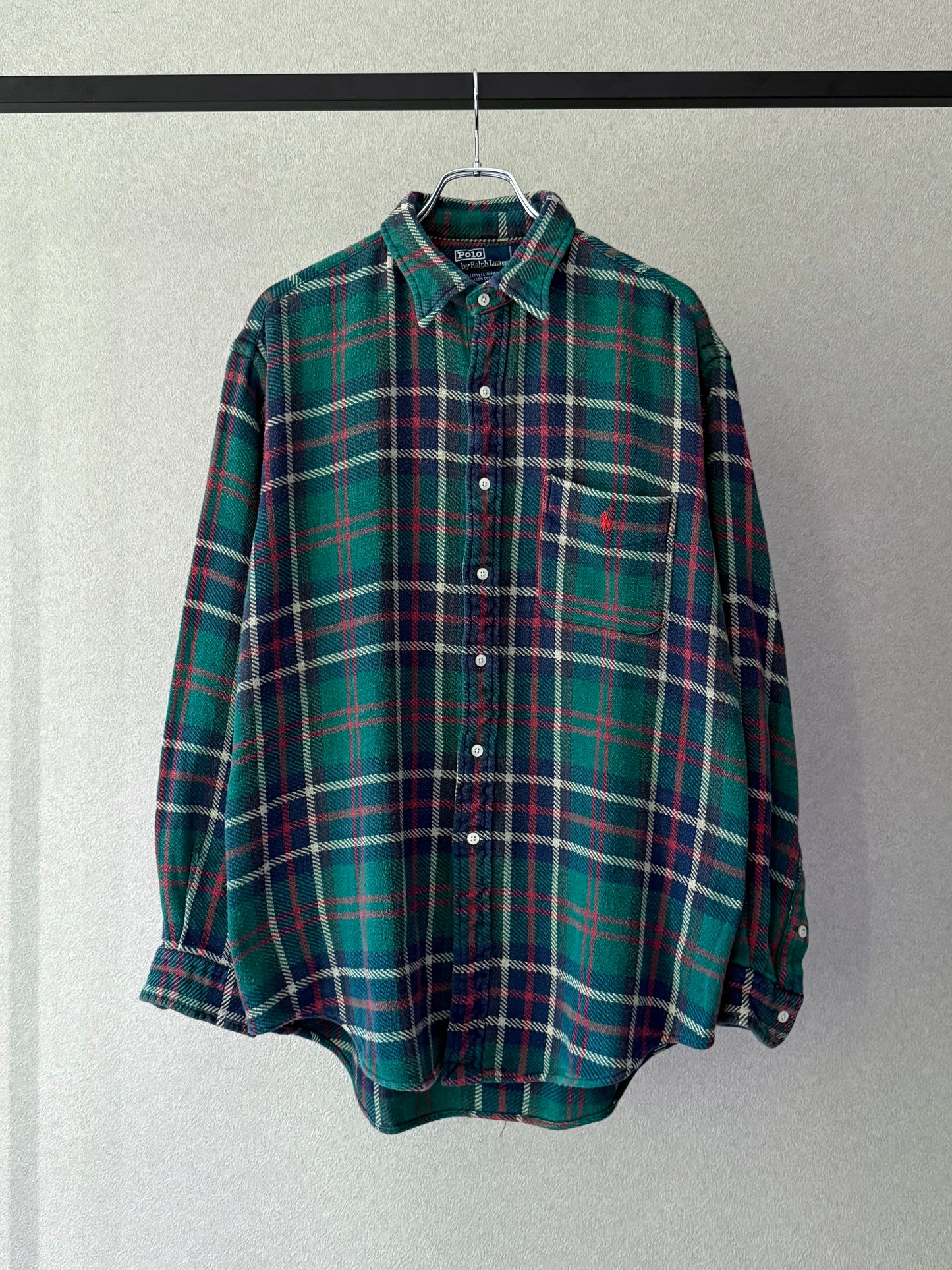 90's Polo Ralph Lauren flannel shirt "LOWELL SPORT"