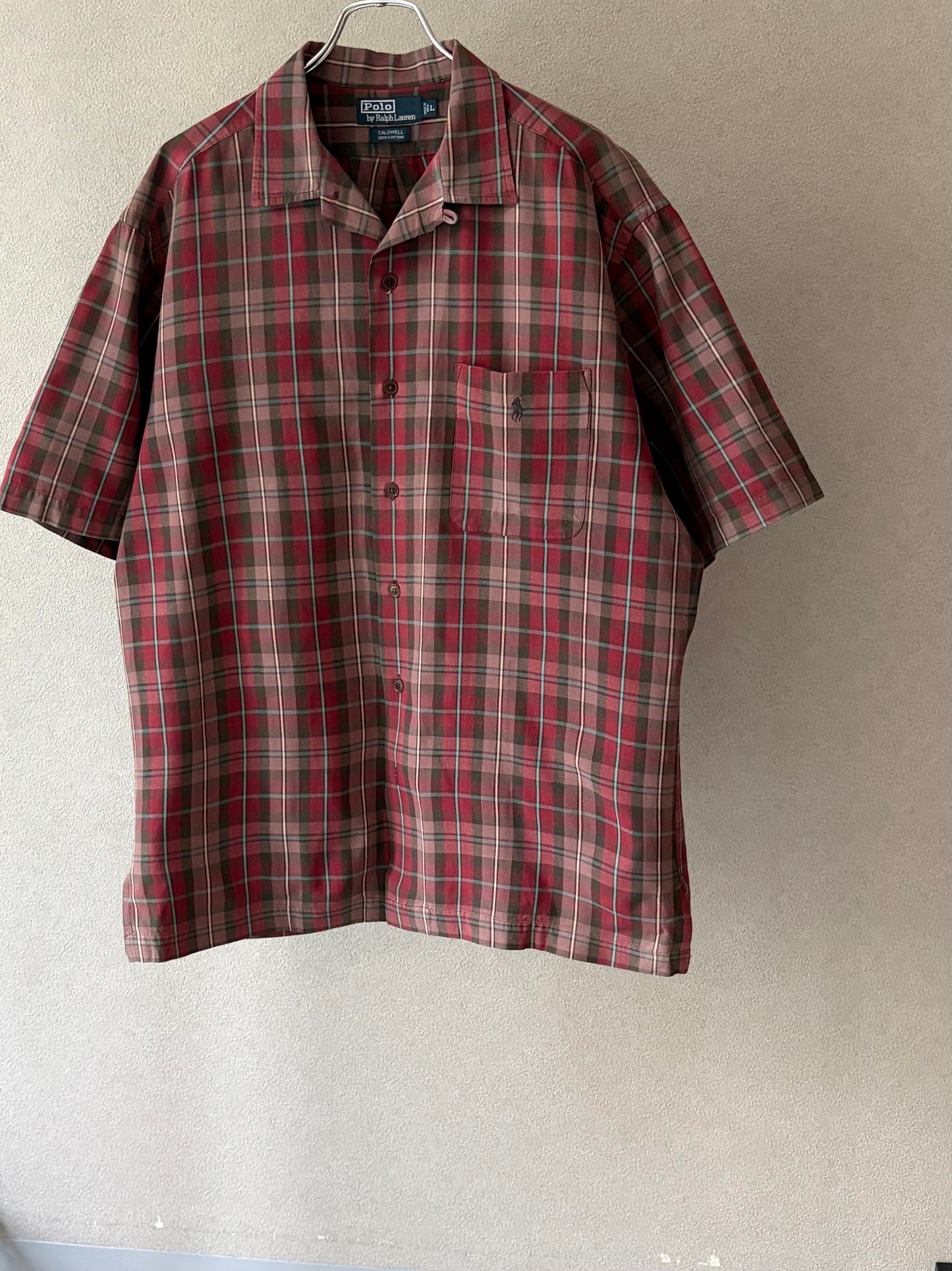 90's Polo Ralph Lauren open collar shirt "CALDWELL"