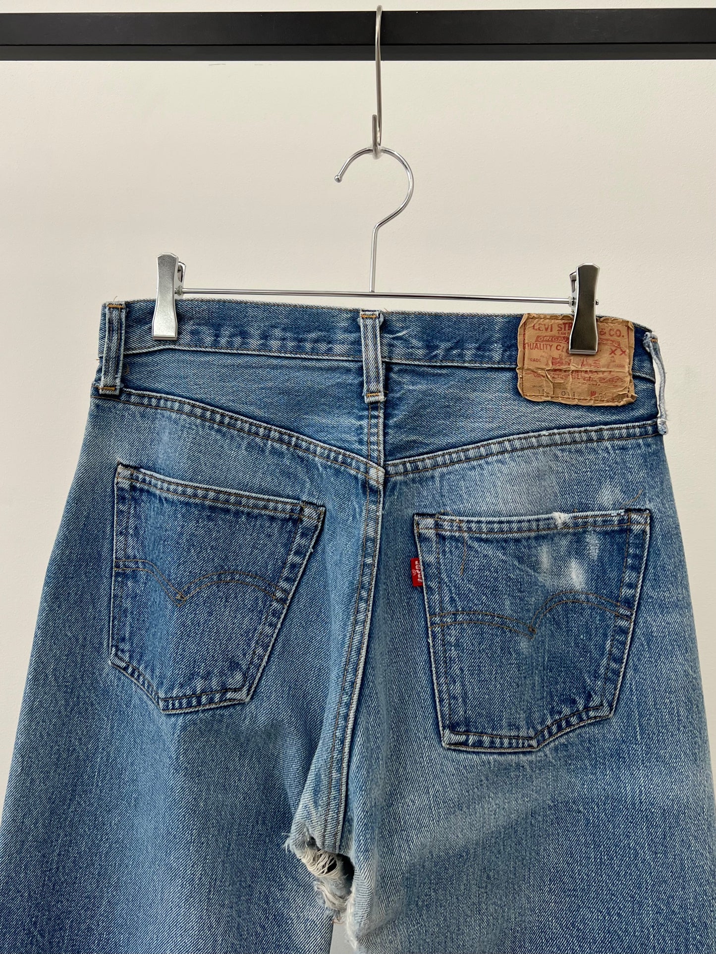 70's〜 Levi's 501 denim pants "66 chain"
