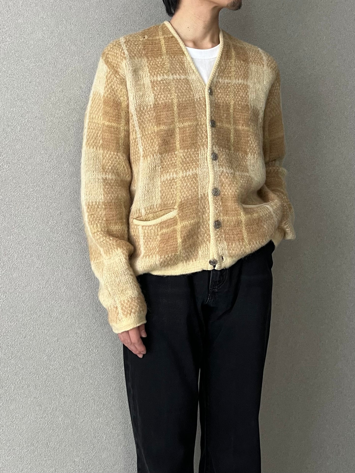 60's Jantzen mohair cardigan "Made in USA"
