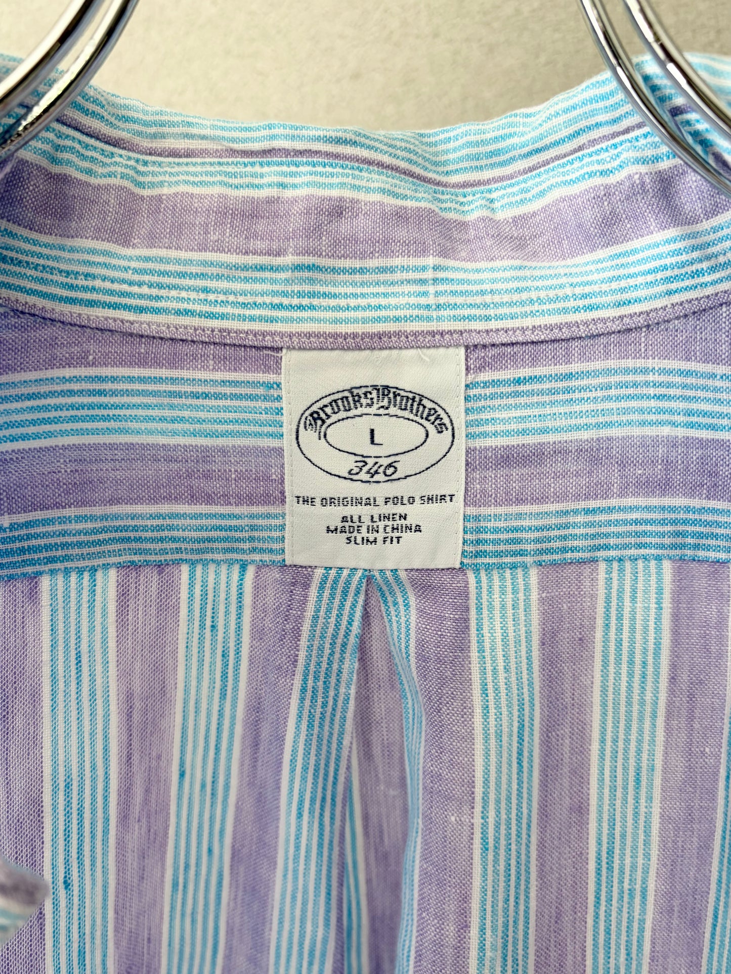 00's Brooks Brothers linen BD shirt