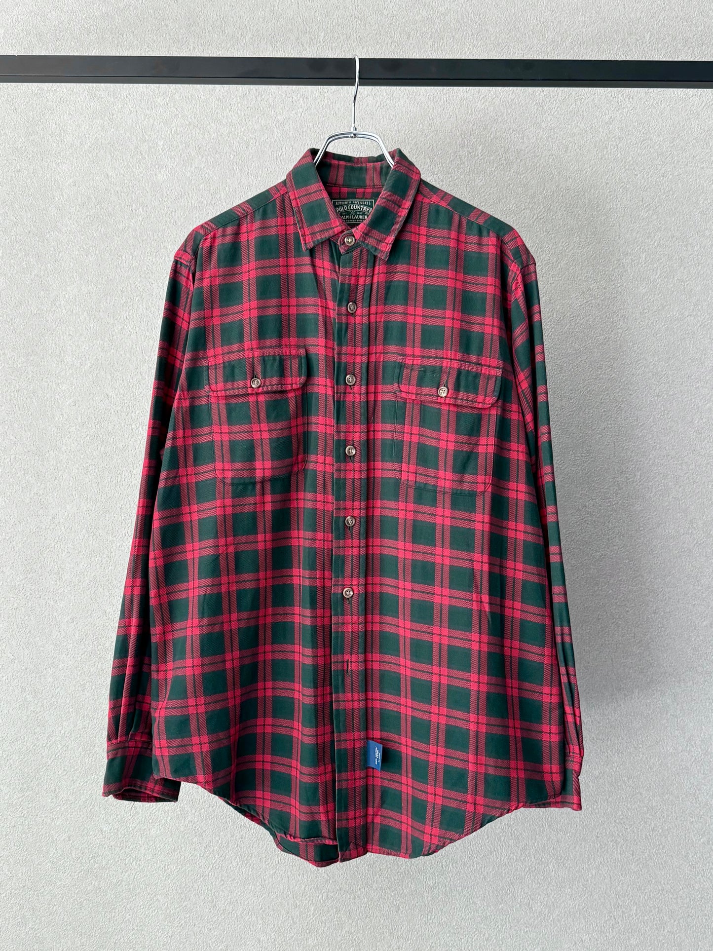 80's〜 POLO COUNTRY flannel shirt