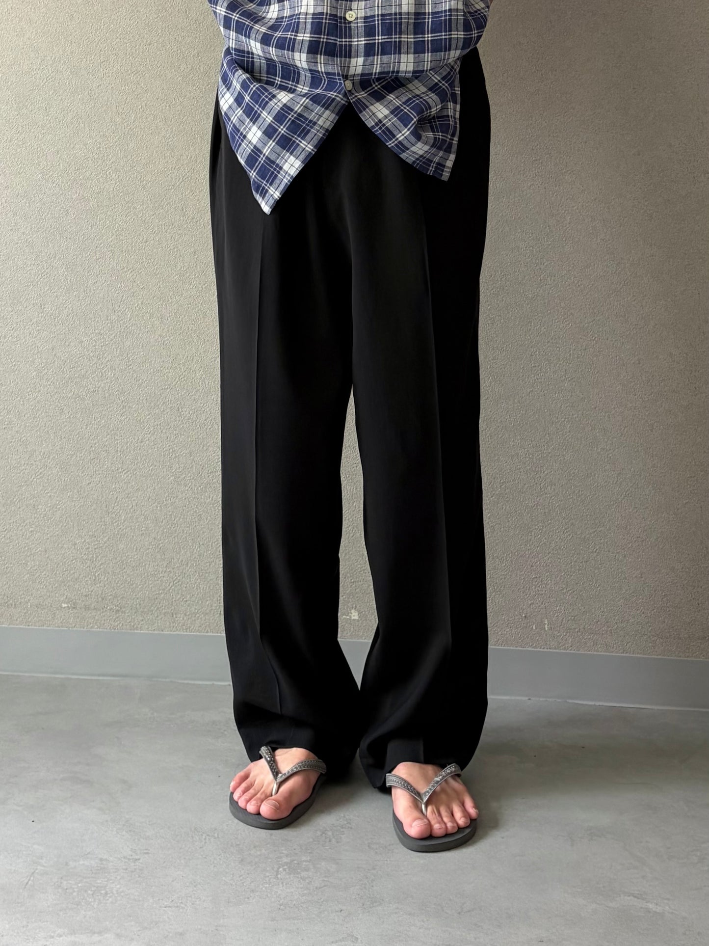 90's Lucca Naturale wool slacks "Made in ITALY"