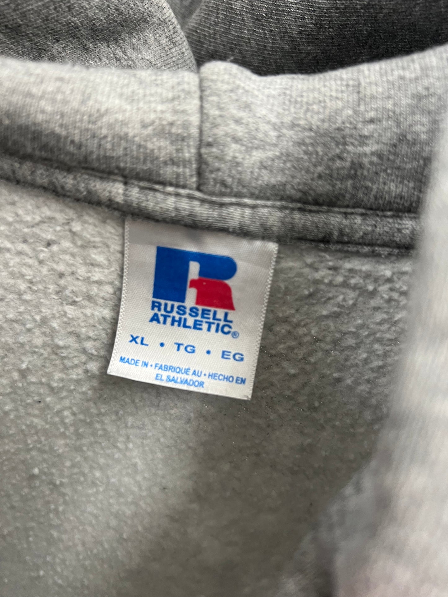 00's RUSSELL reverse weave type sweat hoodie