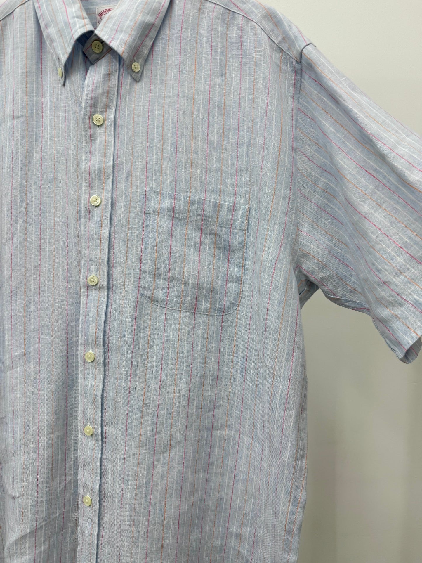 00's Brooks Brothers linen BD shirt