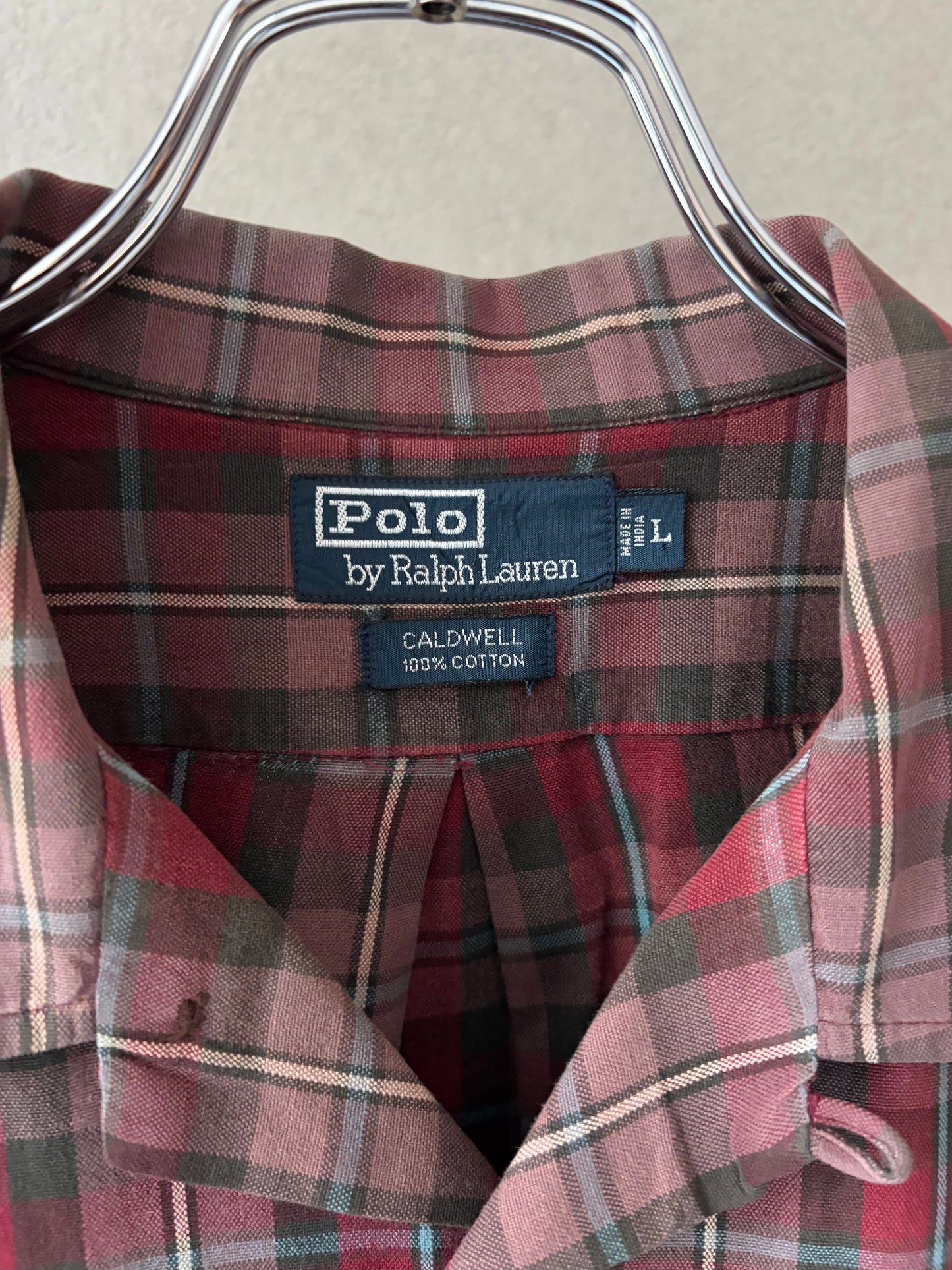 90's Polo Ralph Lauren open collar shirt "CALDWELL"