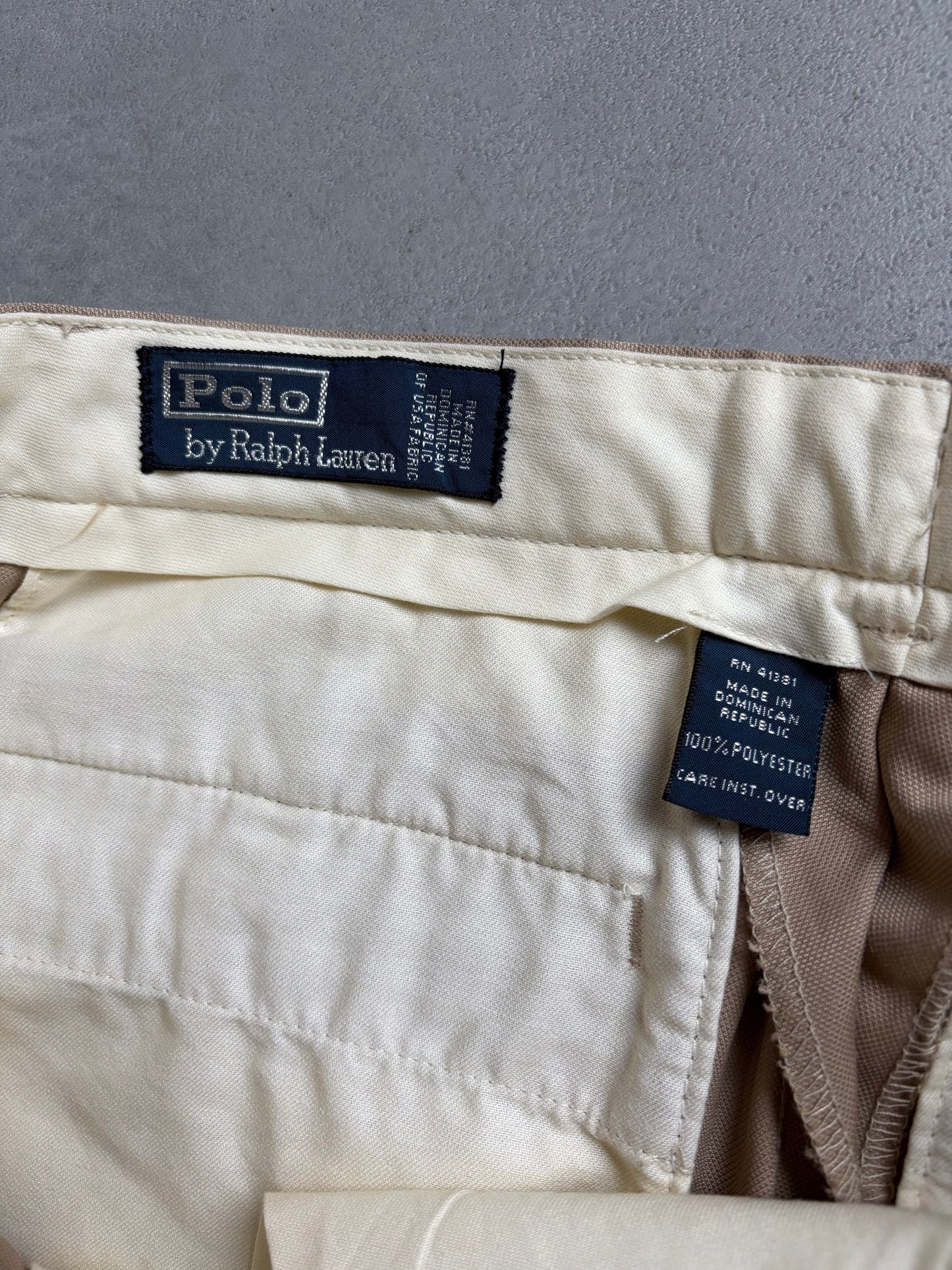 90's Polo Ralph polyester Lauren slacks