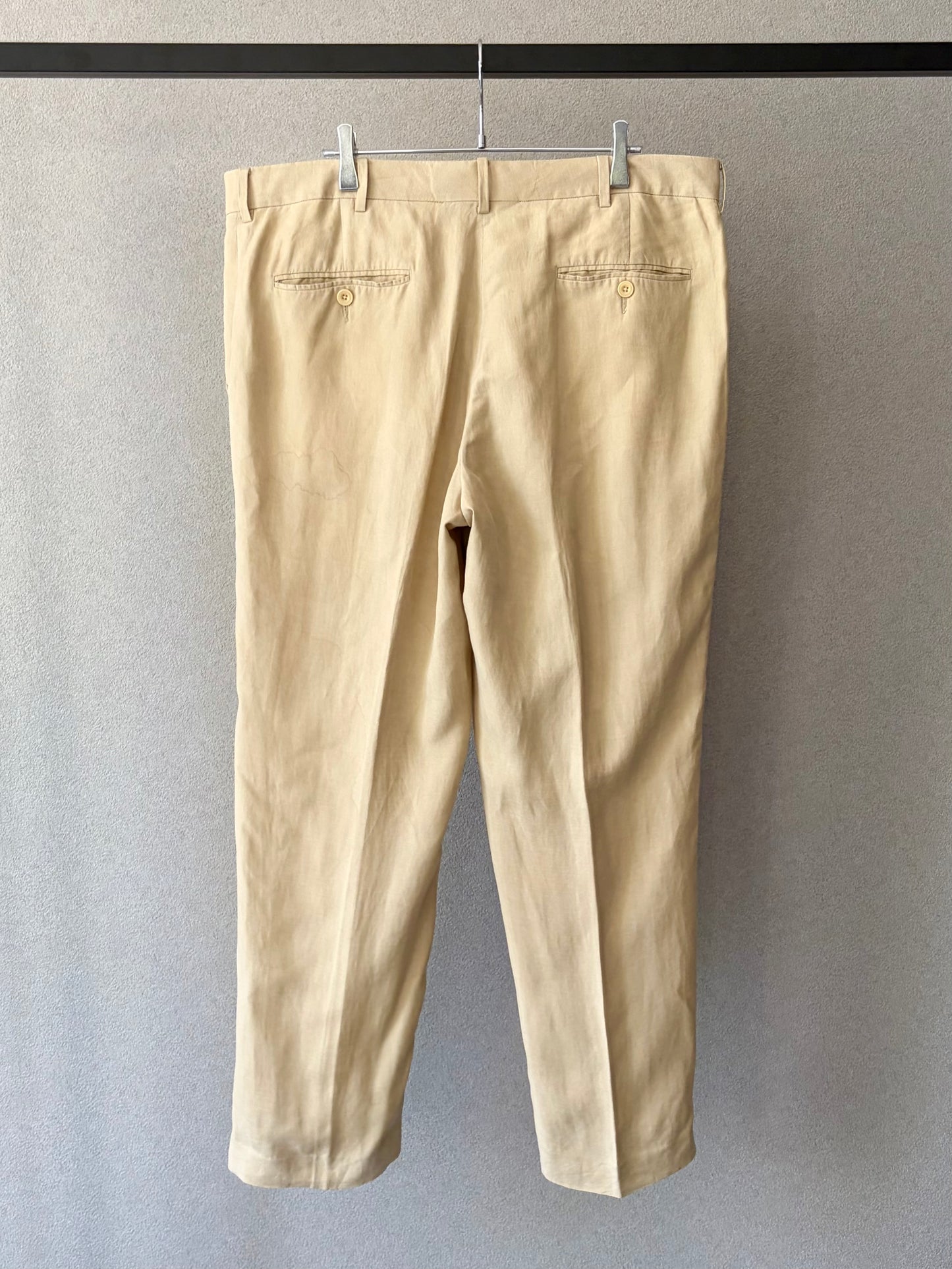 90's Polo Ralph Lauren silk×linen slacks