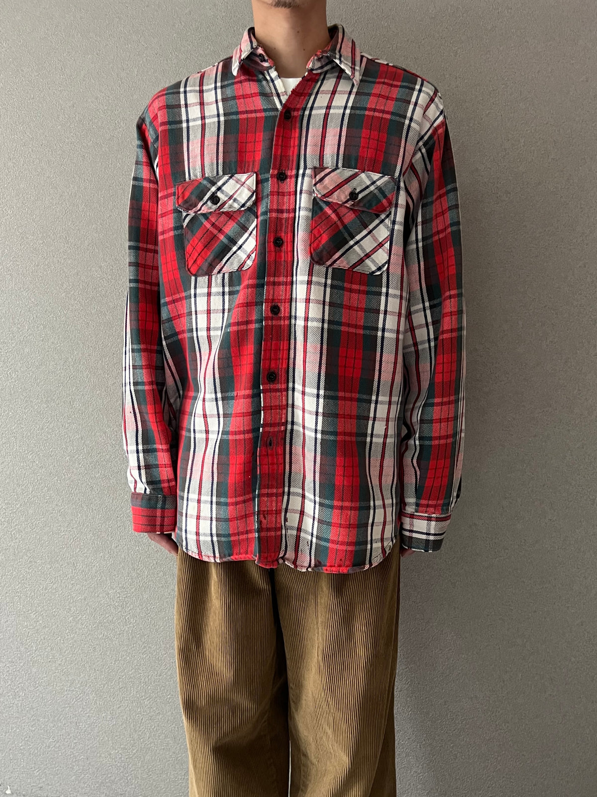 70's〜 FIVE BROTHER flannel shirt "Made in USA"