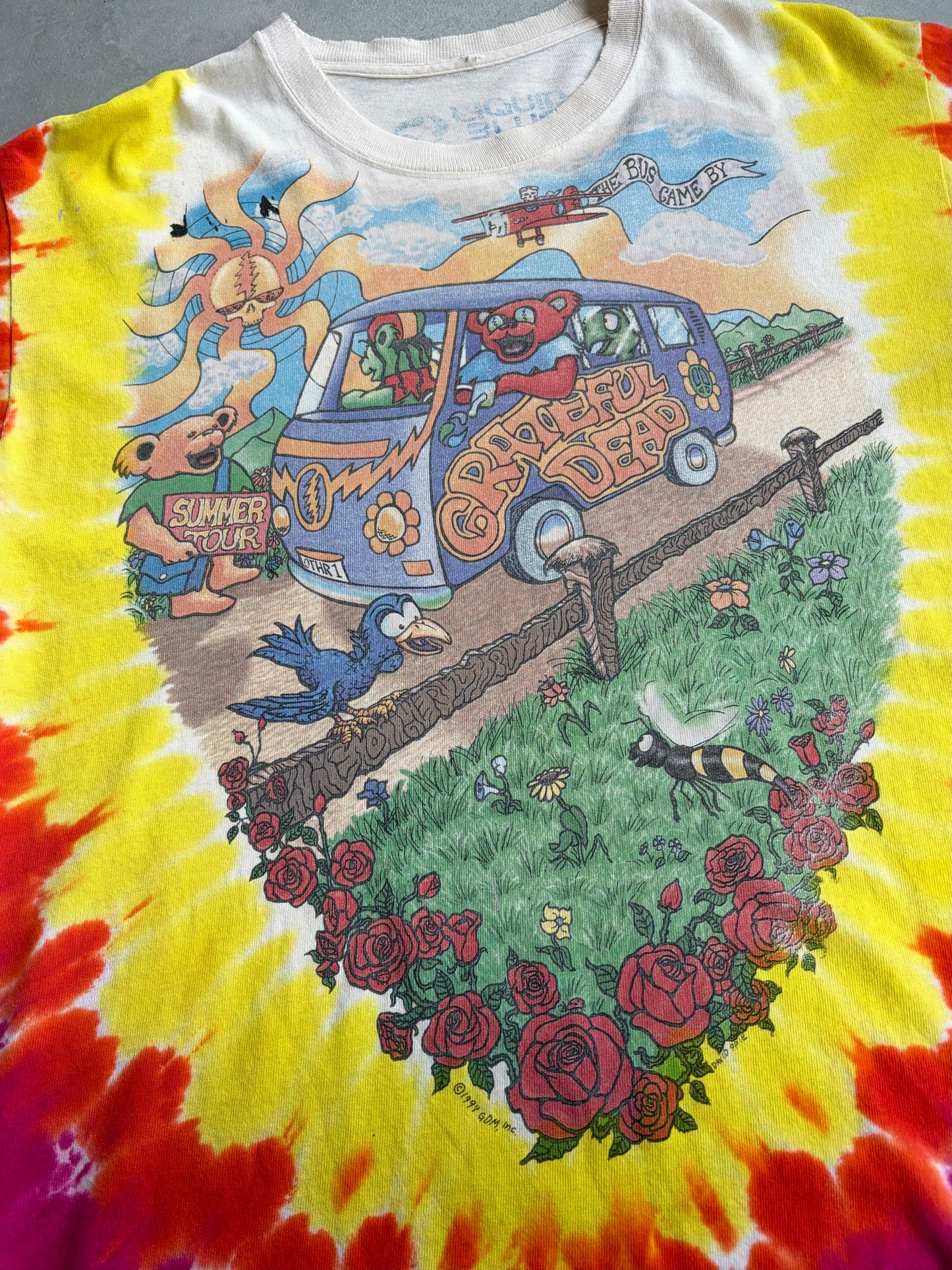 00's GRATEFUL DEAD music t-shirt