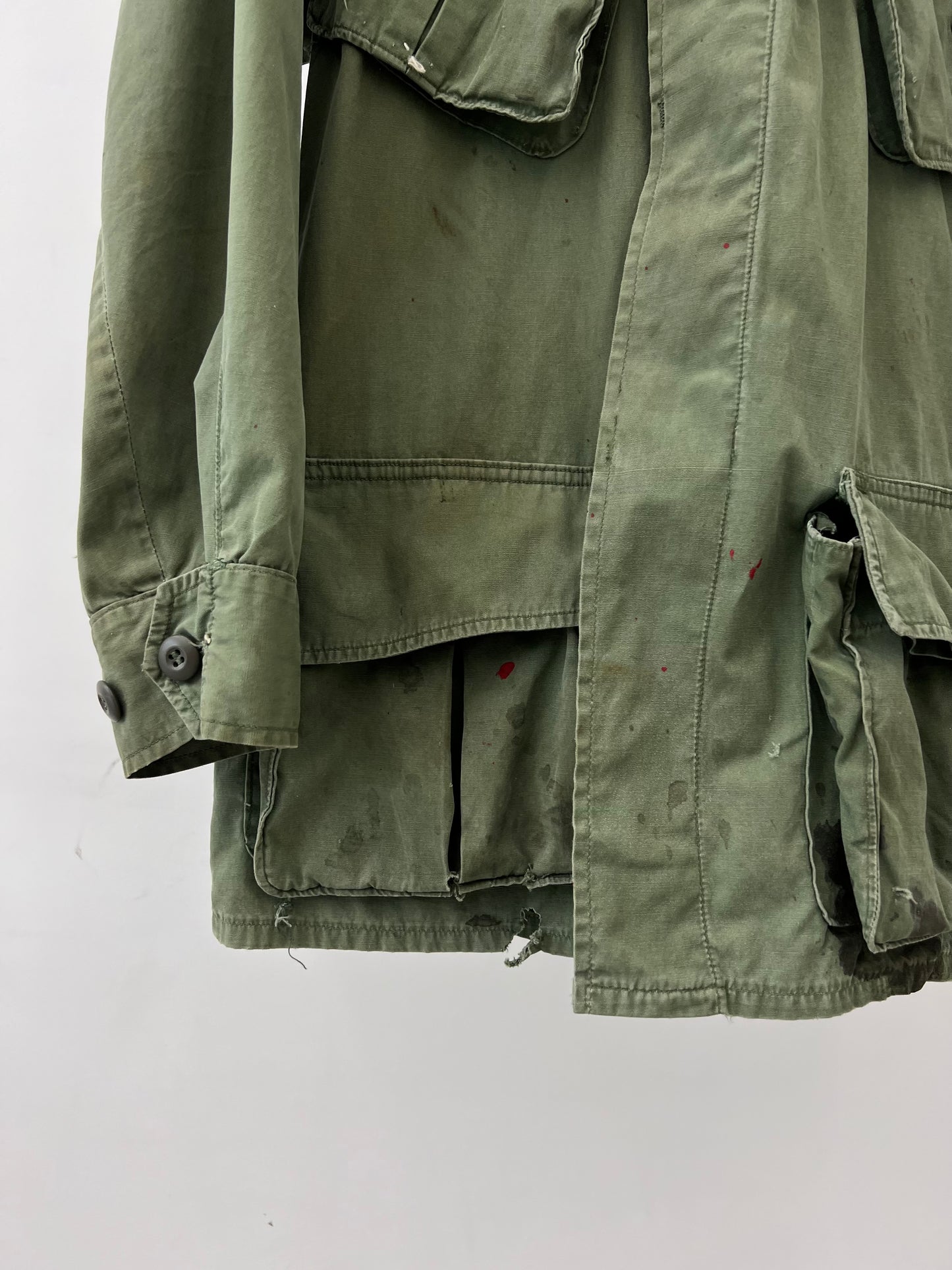 60's US.ARMY jungle fatigue jacket "3rd"