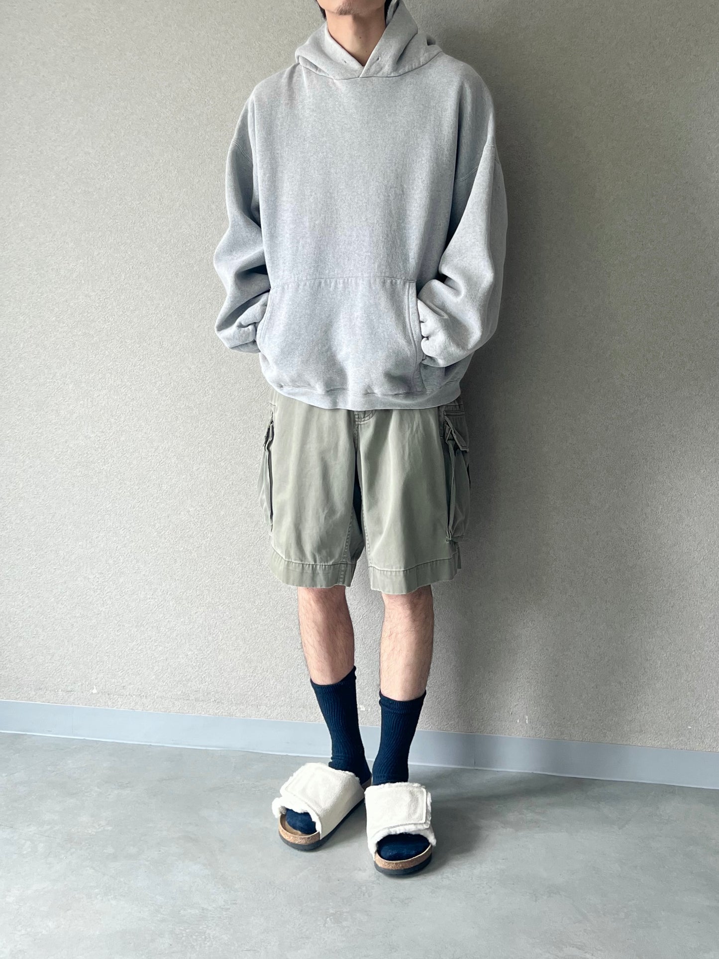 90's adidas sweat hoodie "Made in USA"